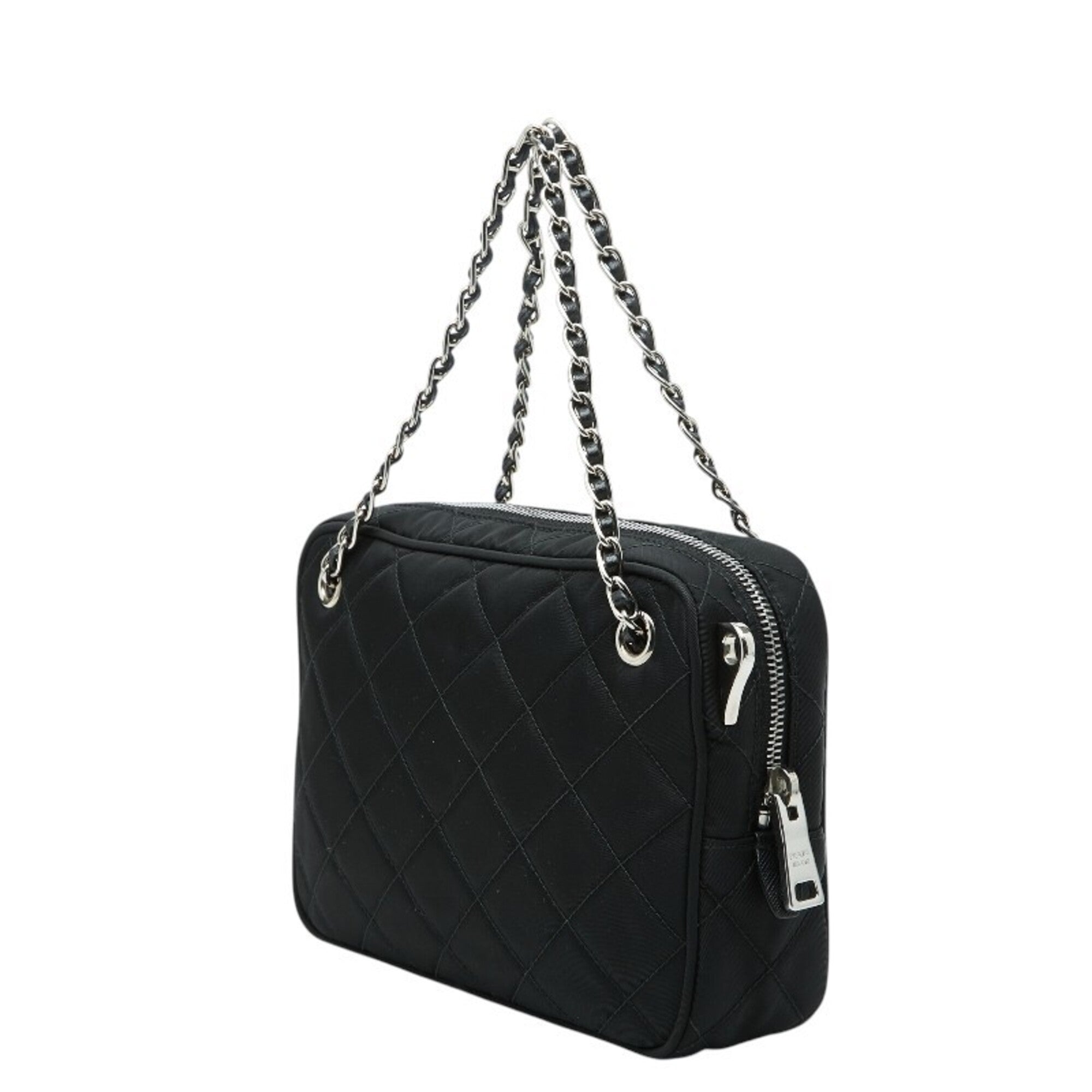 Prada Black Nylon Handbag (Pre-Owned)