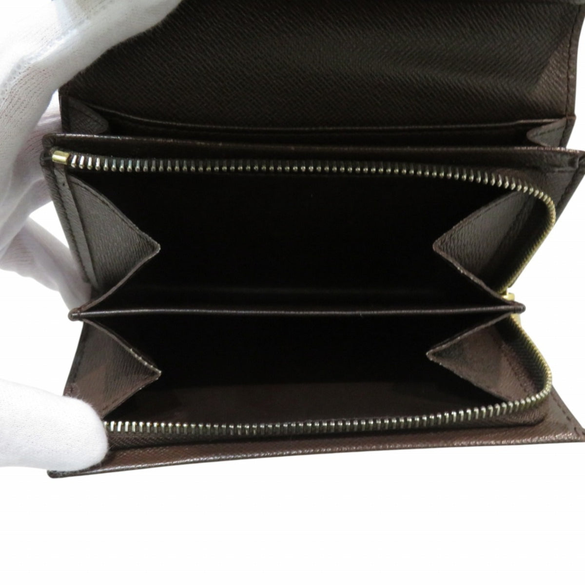Louis Vuitton Damier Brown Damier Canvas Damier Canvas Wallet (Bi-Fold) (Pre-Owned)