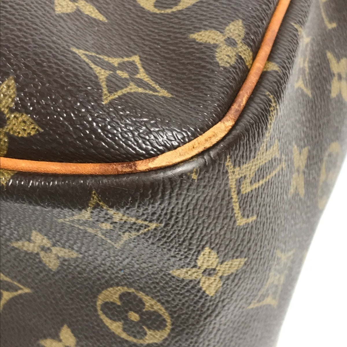 Louis Vuitton Brown Monogram Canvas Shoulder Bag Tote Bag (Pre-Owned)