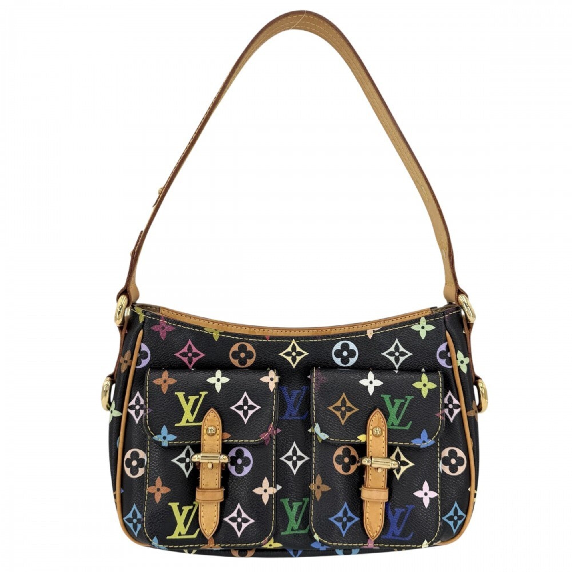 Louis Vuitton Multi-Color Noir Monogram Multicolore Shoulder Bag (Pre-Owned)