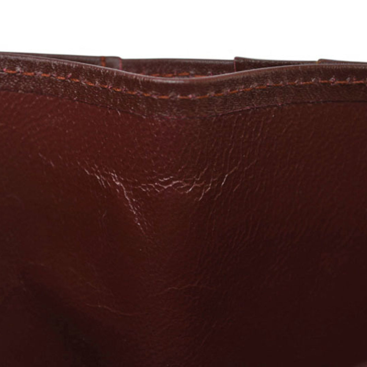 Cartier Must Bordeaux Leather Wallet (Bi-Fold) (Pre-Owned)