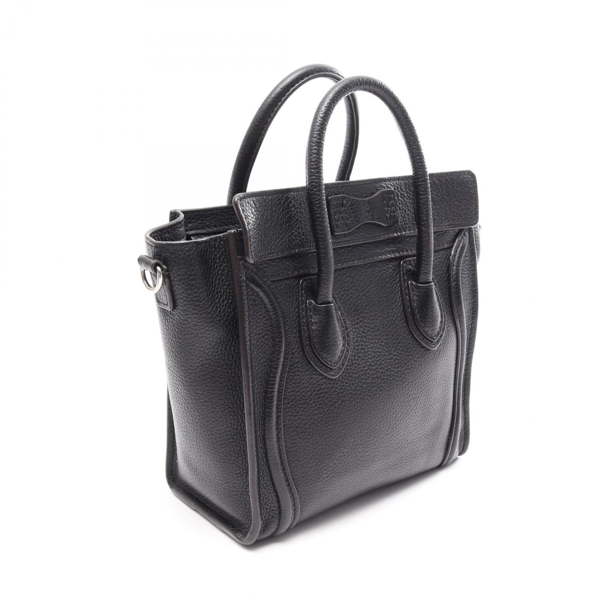 Celine Black Leather Handbag (Pre-Owned)