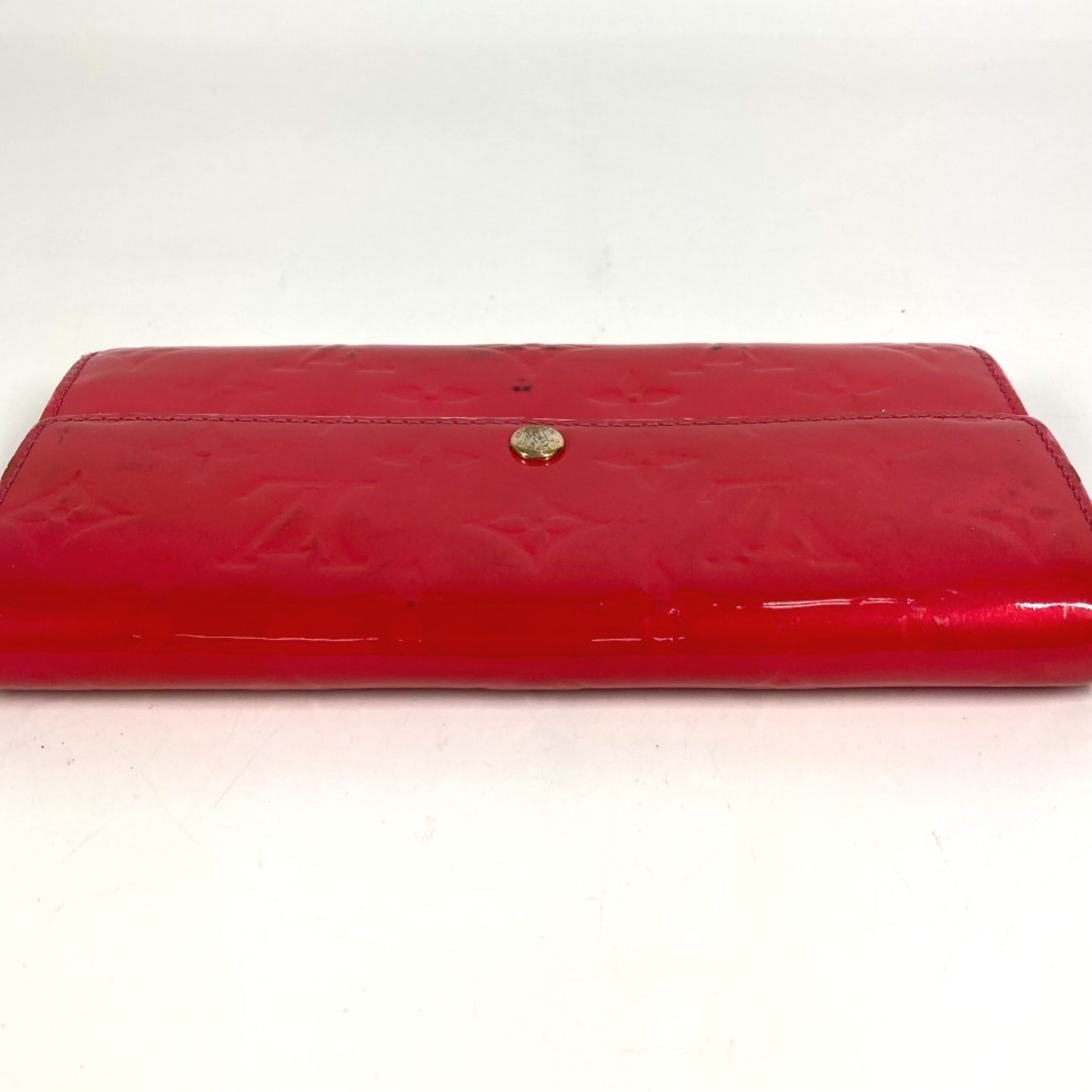 Louis Vuitton Galle Pink Rose Pop Monogram Vernis Long Wallet (Bi-Fold) (Pre-Owned)