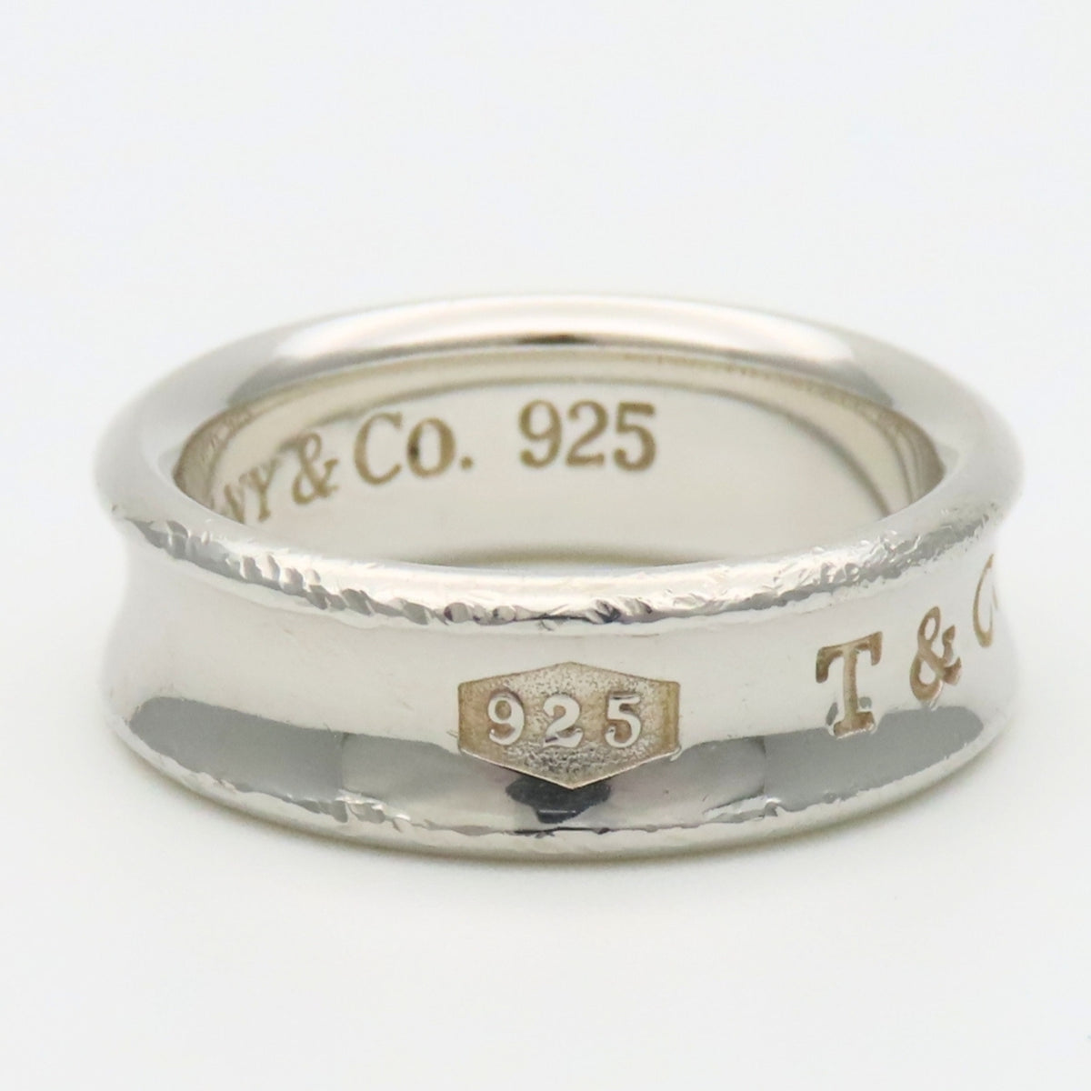 Tiffany Silver Silver 925 Band Ring (Pre-Owned)