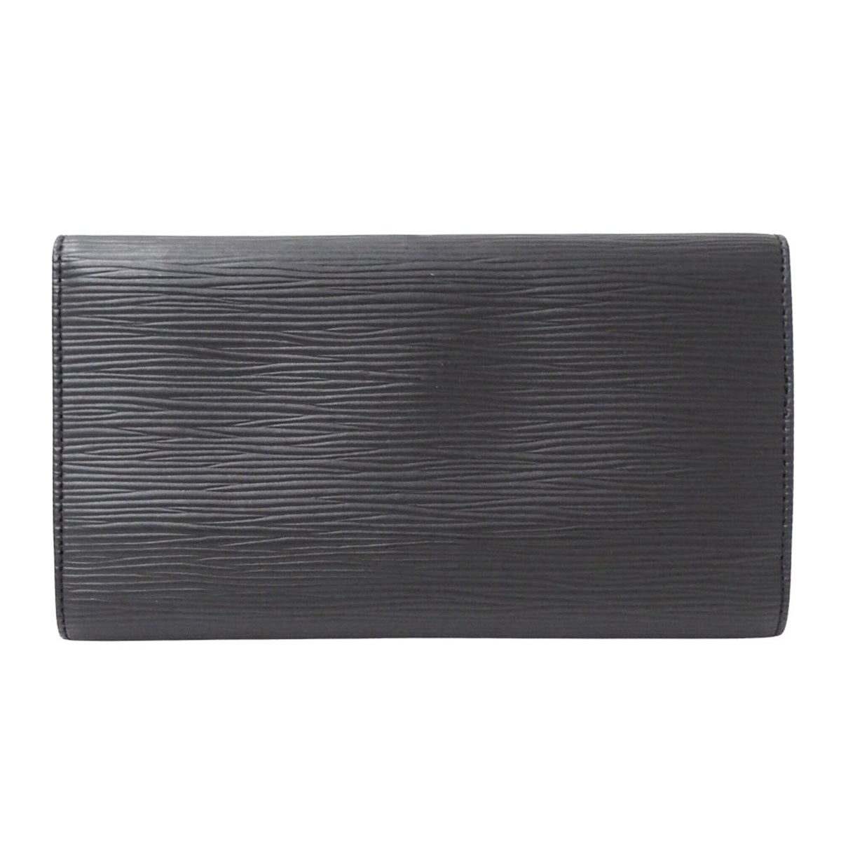 Louis Vuitton Black Galle Noir Epi Leather Long Wallet (Bi-Fold) (Pre-Owned)