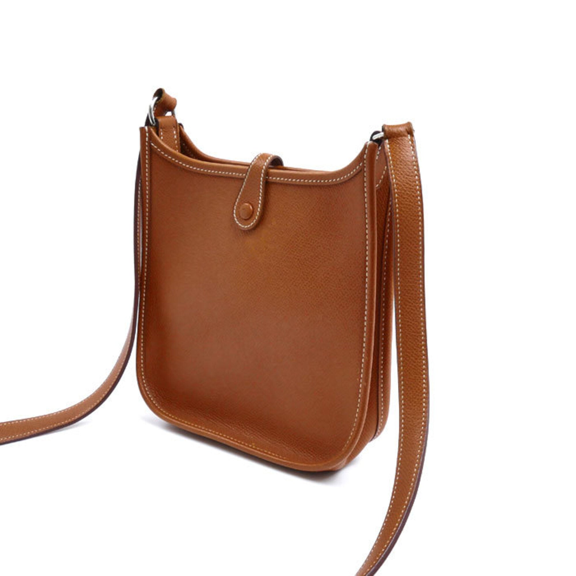 Hermes Brown Leather Shoulder Bag (Pre-Owned)