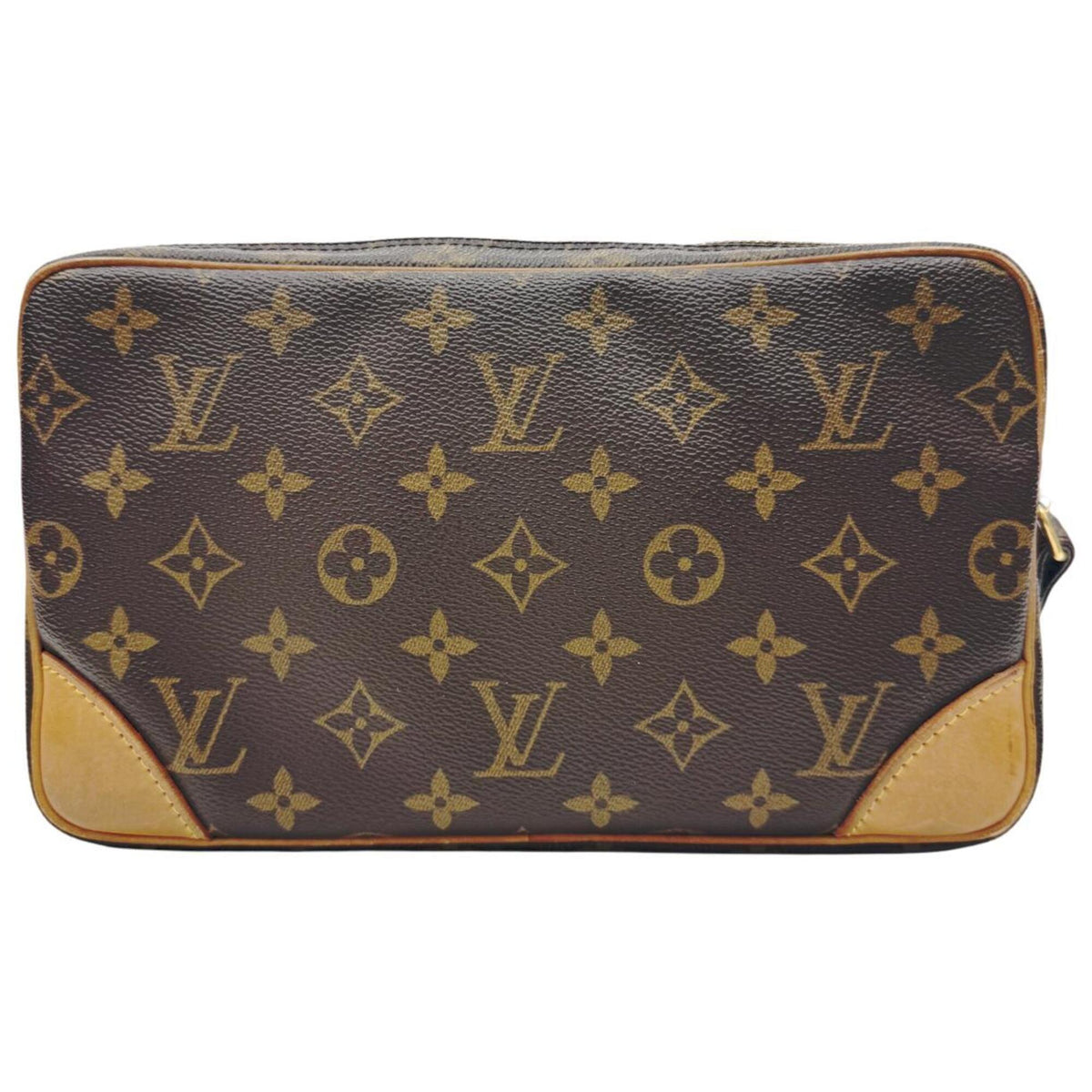 Louis Vuitton Brown Monogram Clutch Bag (Pre-Owned)