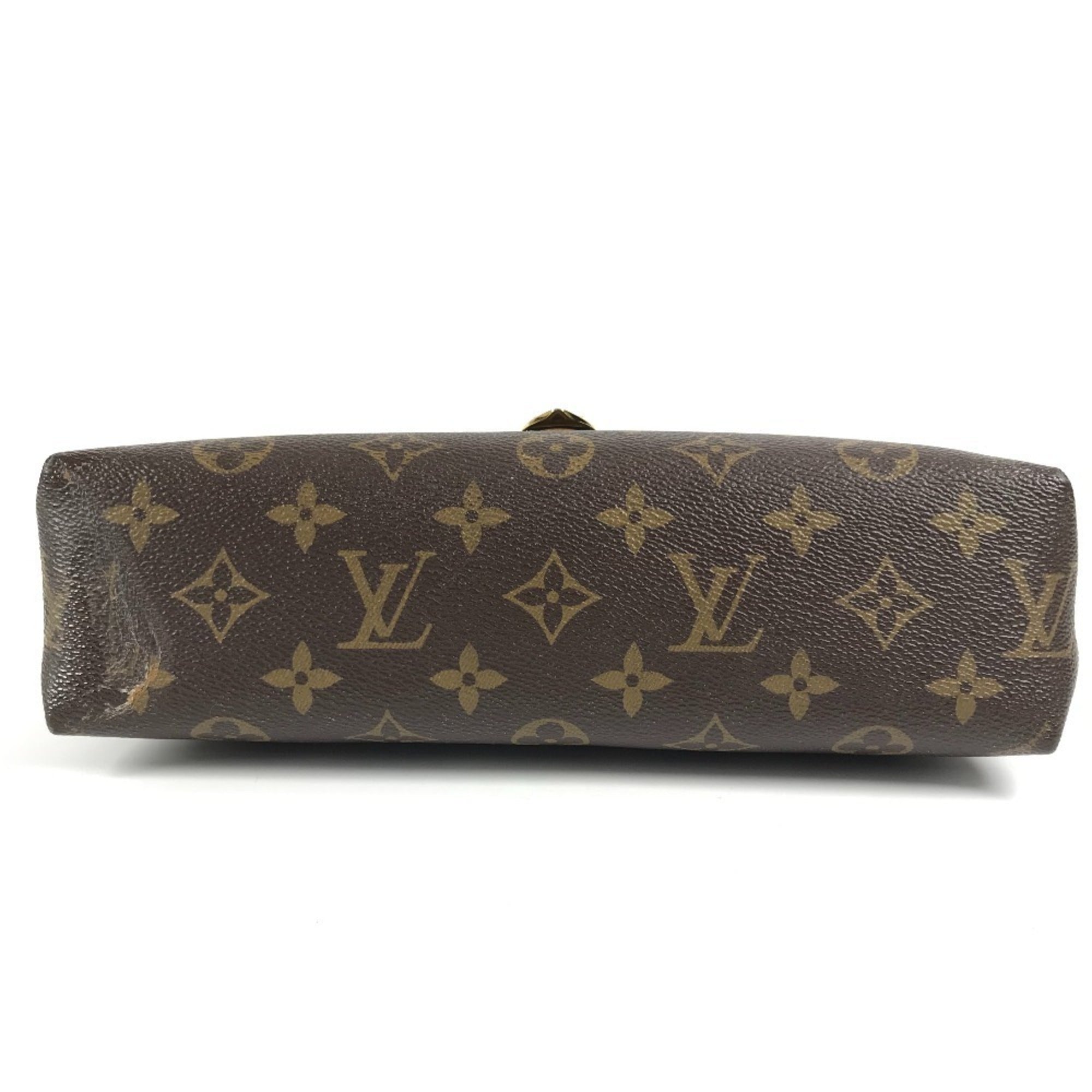 Louis Vuitton Brown Red Color Monogram Pochette Shoulder Bag (Pre-Owned)