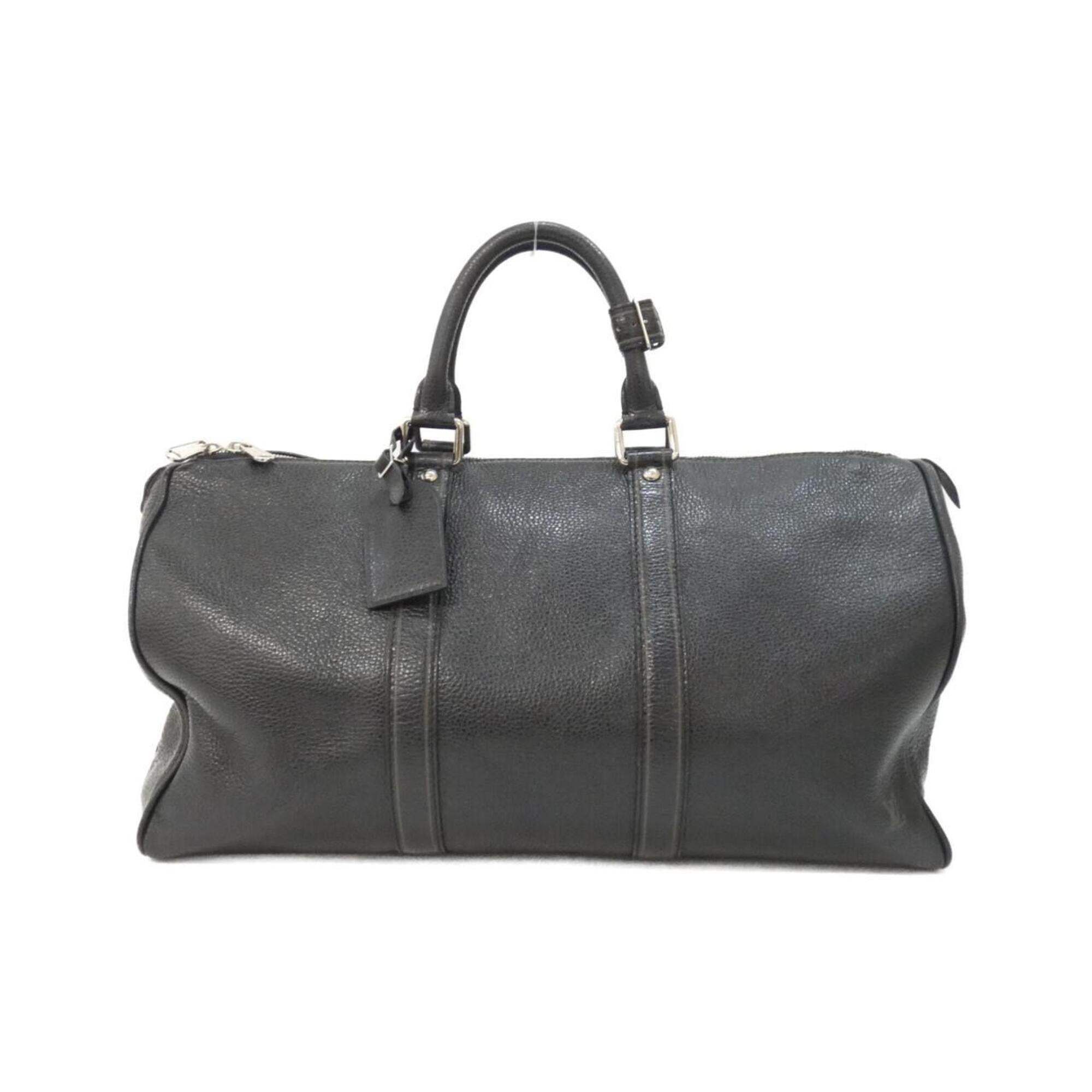 Louis Vuitton Black Leather Boston Bag (Pre-Owned)