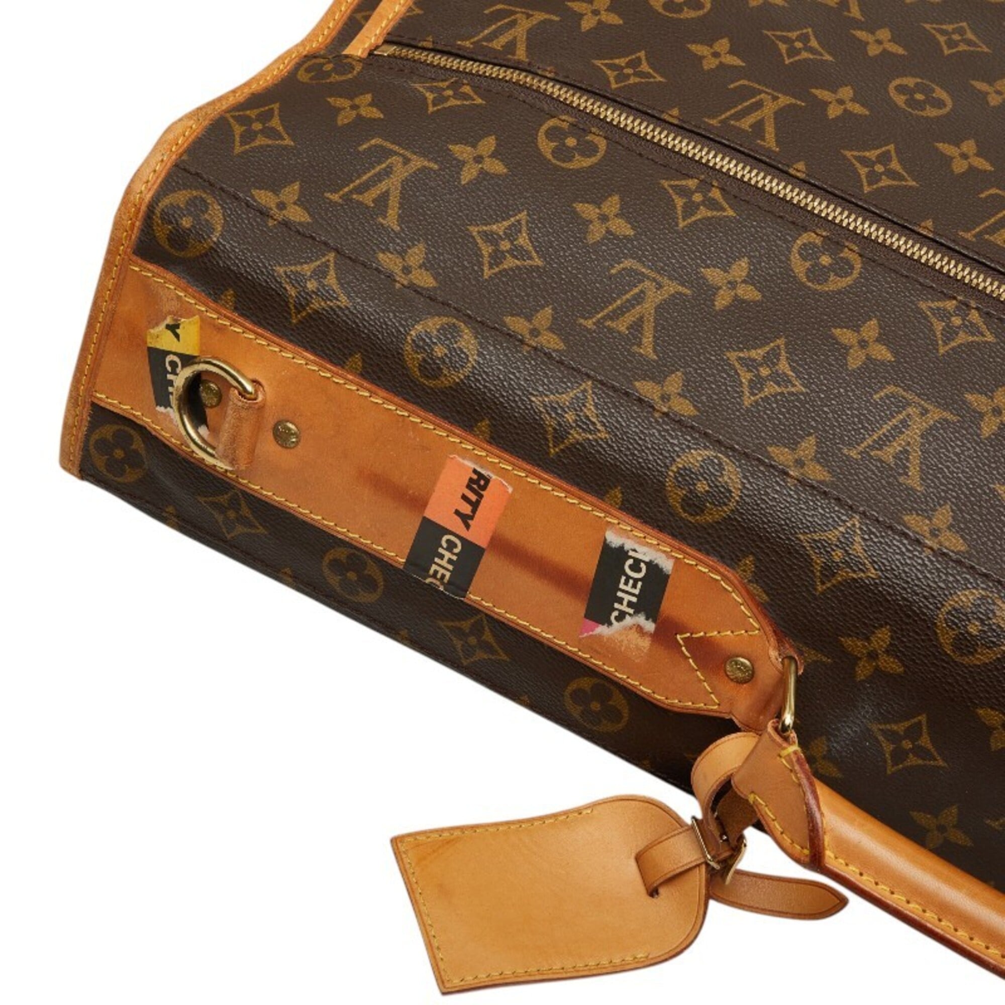 Louis Vuitton Monogram Brown Pvc Leather Garment Case (Pre-Owned)