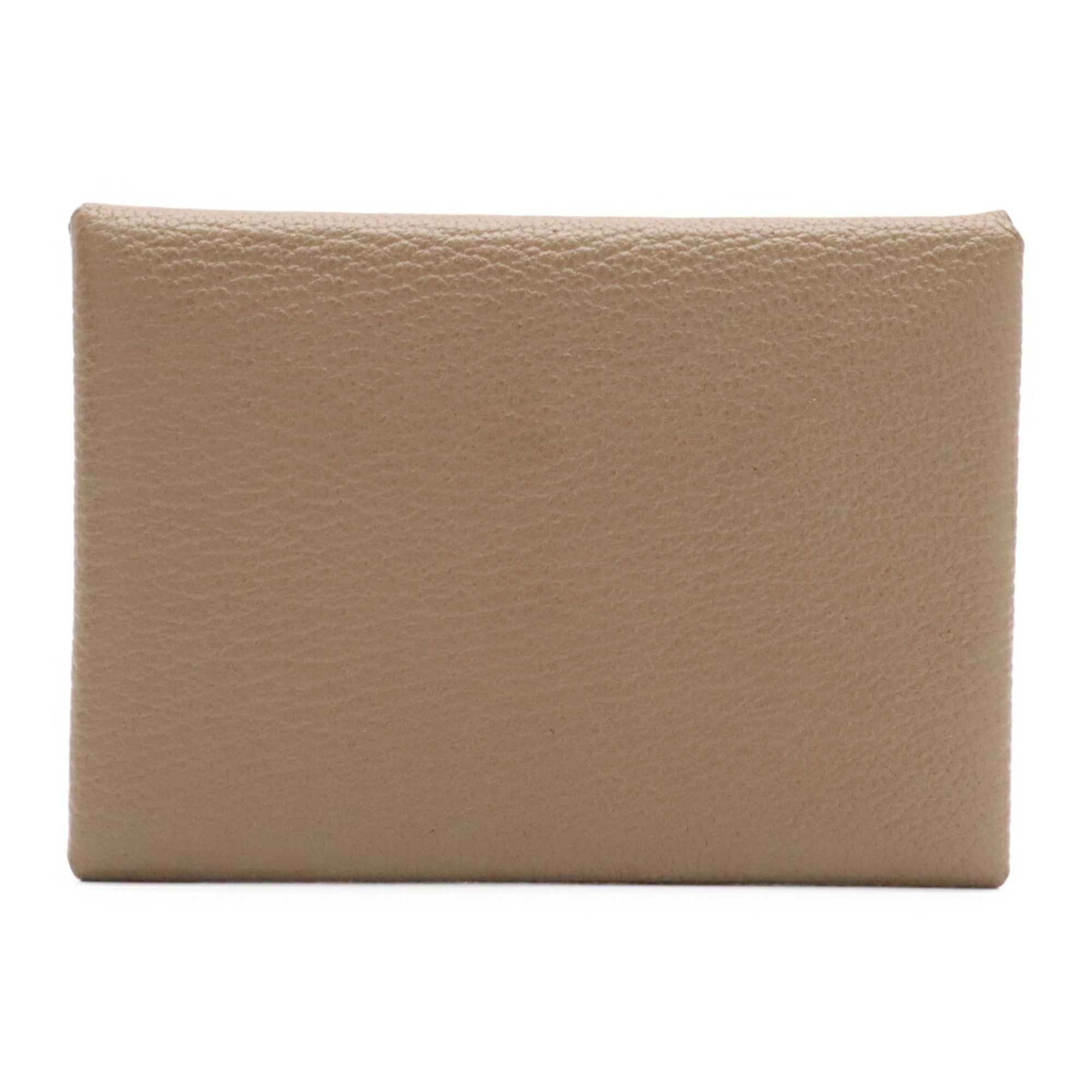 Hermes Etoupe Gray Grayish Leather Coin Purse/Coin Case (Pre-Owned)