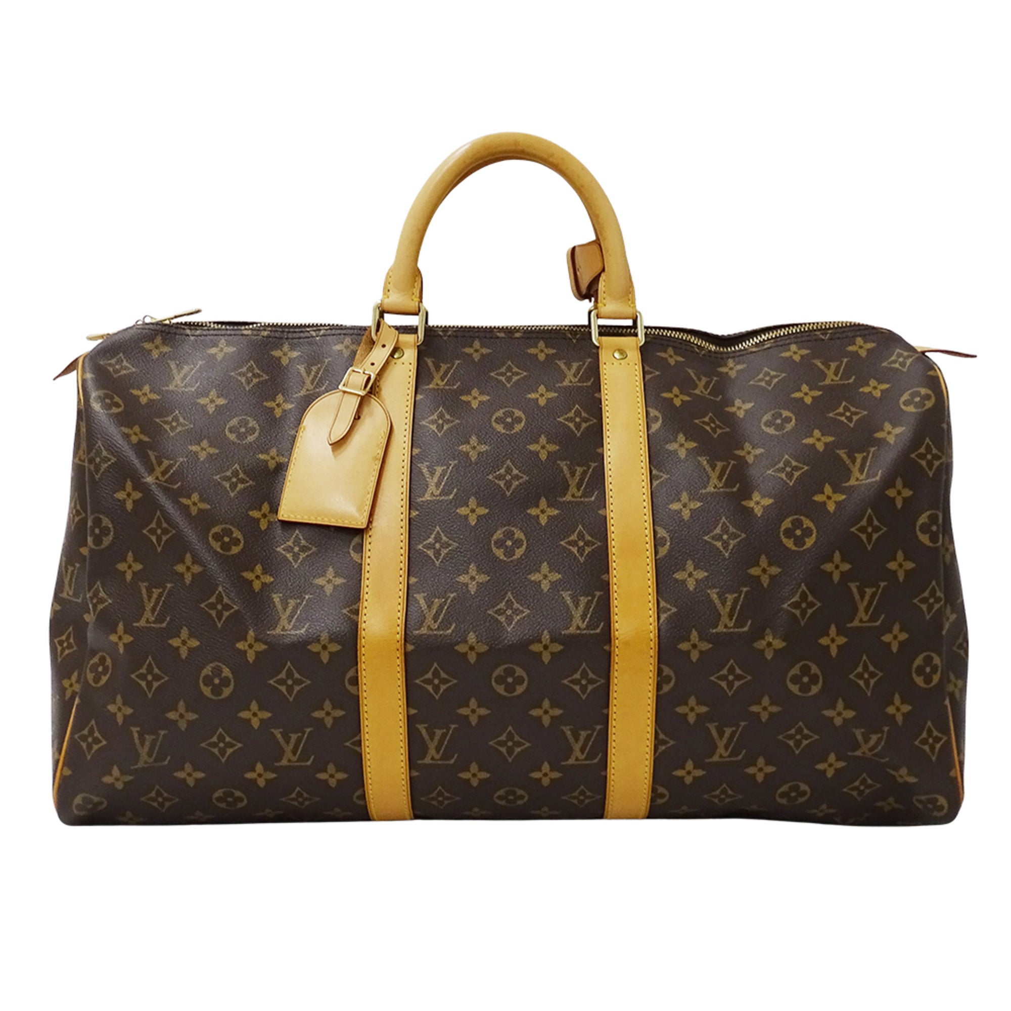 Louis Vuitton Brown Monogram Canvas Boston Bag Handbag (Pre-Owned)