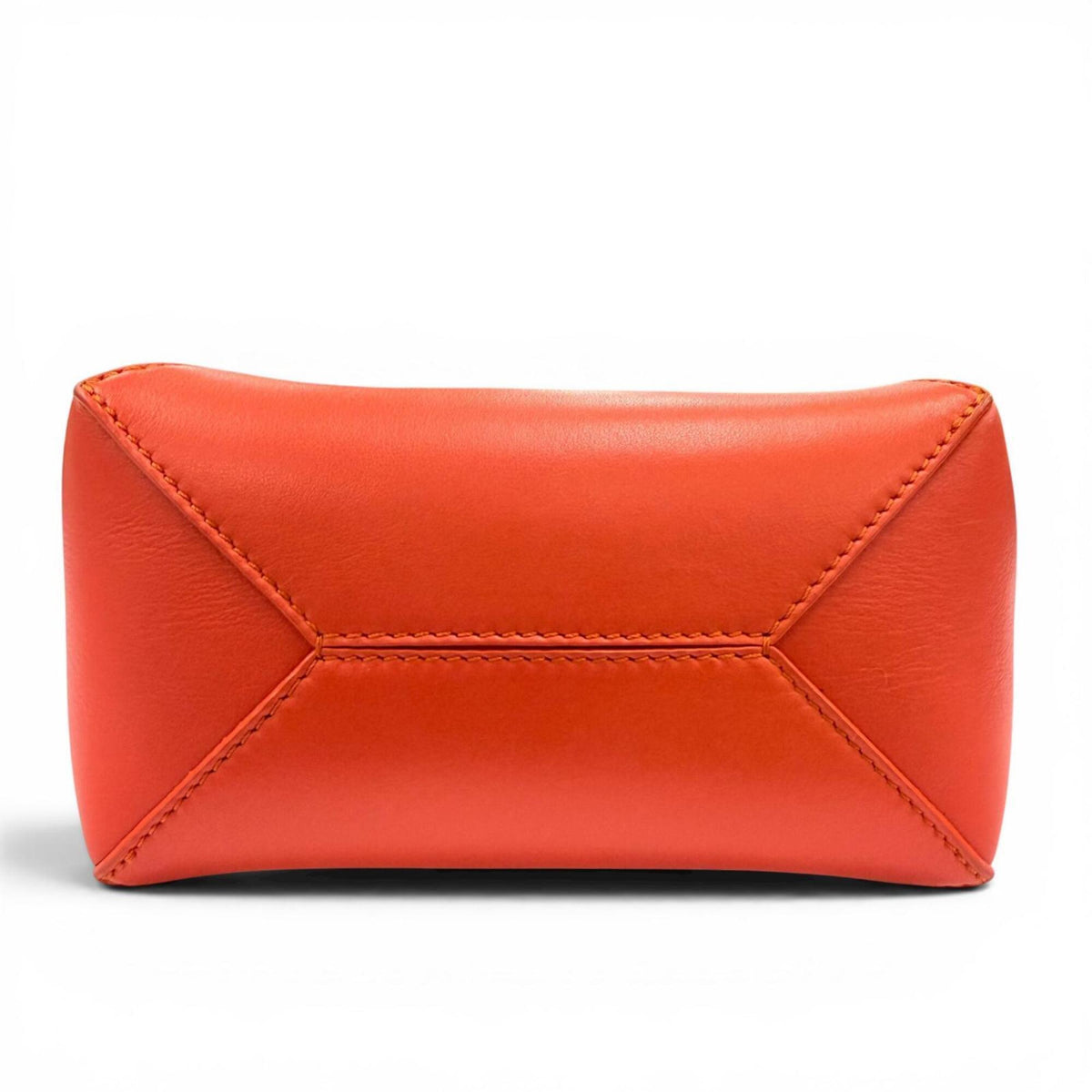 Loewe Red Color Leather Handbag Shoulder Bag (Pre-Owned)