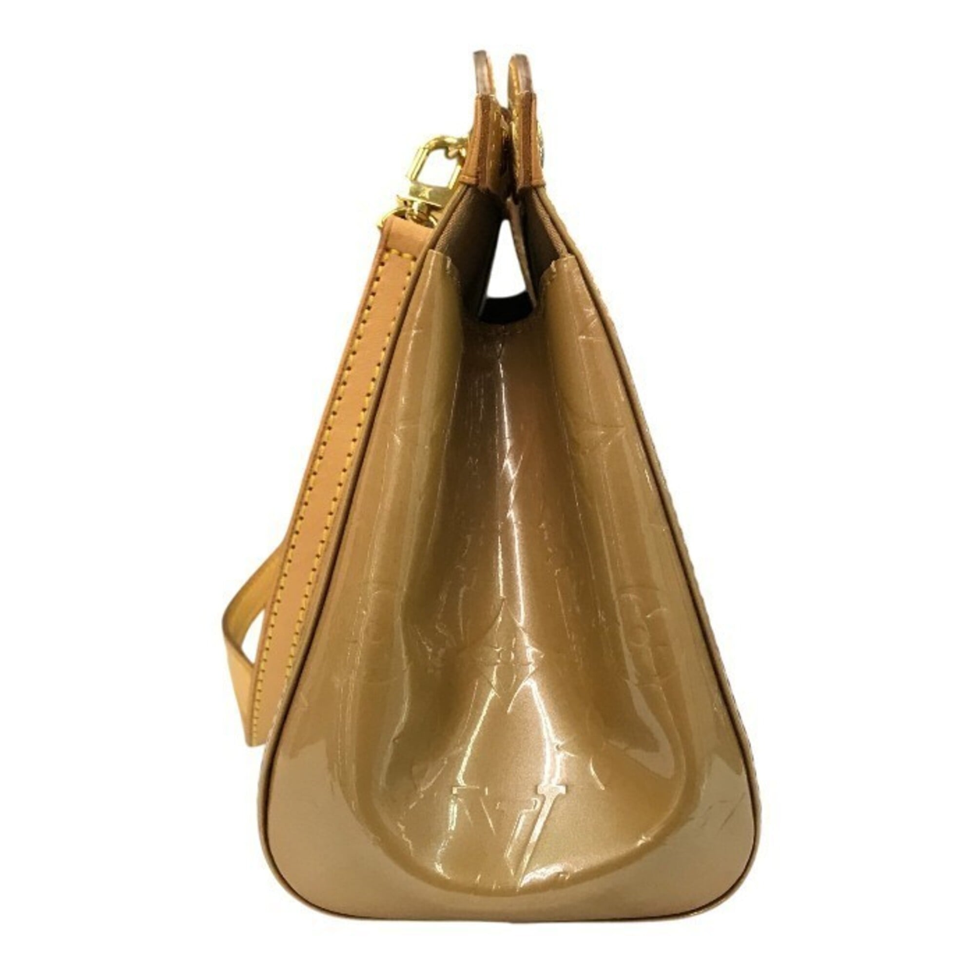 Louis Vuitton Vernis Beige Vernis Handbag (Pre-Owned)