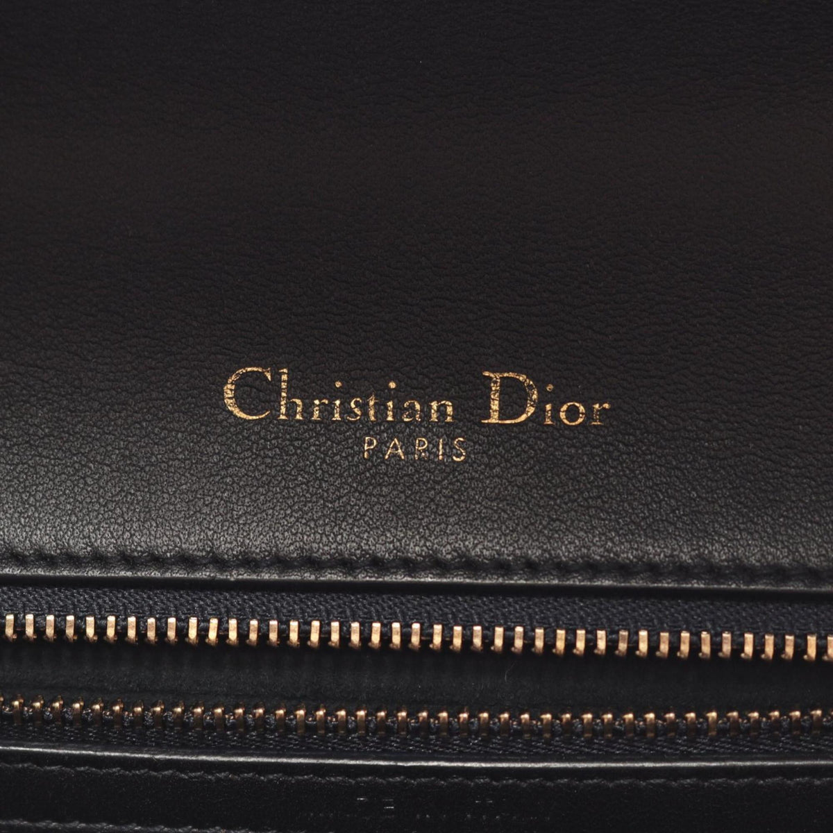 Christian Dior Black Leather Handbag Shoulder Bag (Pre-Owned)