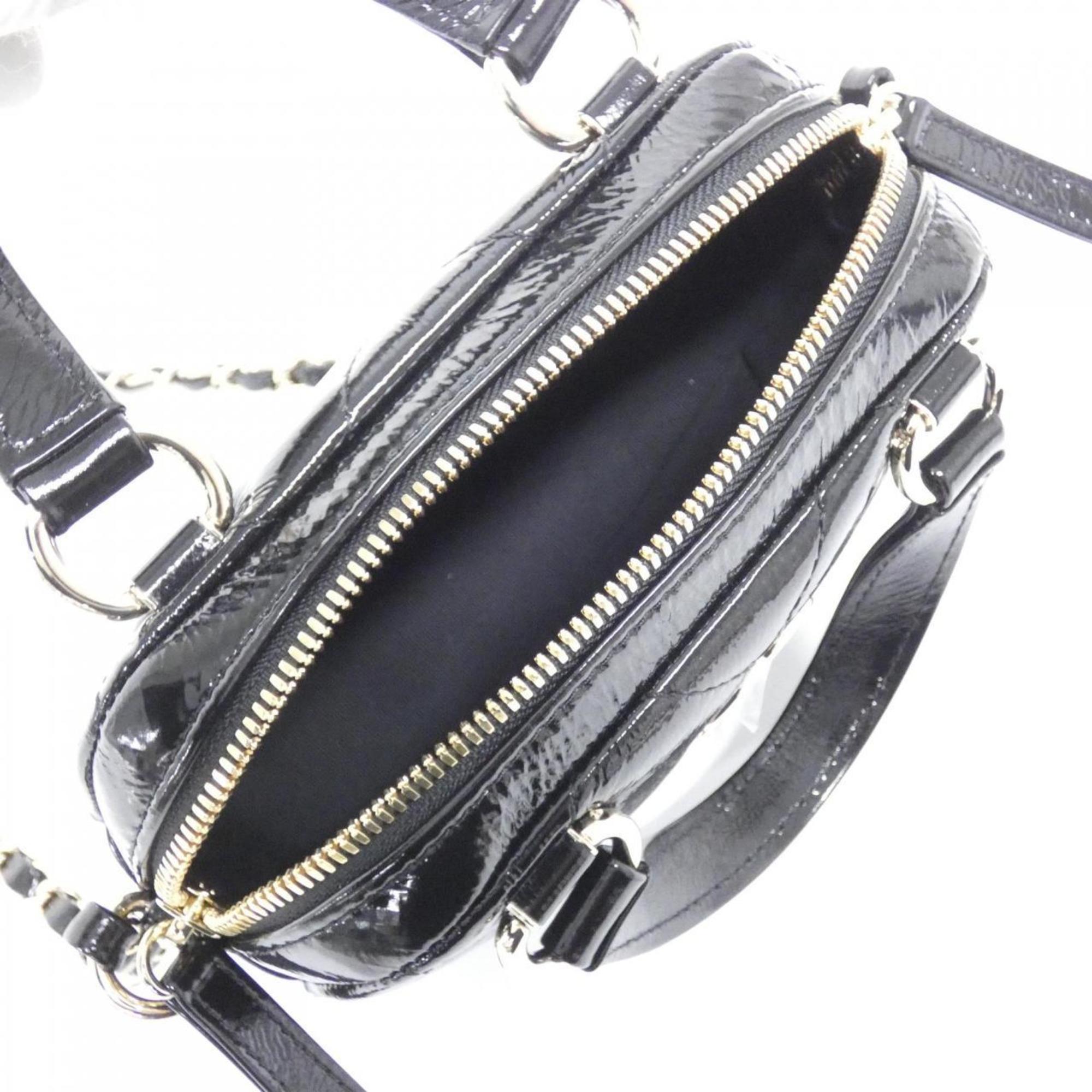 Chanel Black Leather Handbag (Pre-Owned)