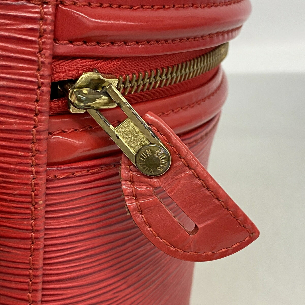 Louis Vuitton Castilian Red Handbag (Pre-Owned)
