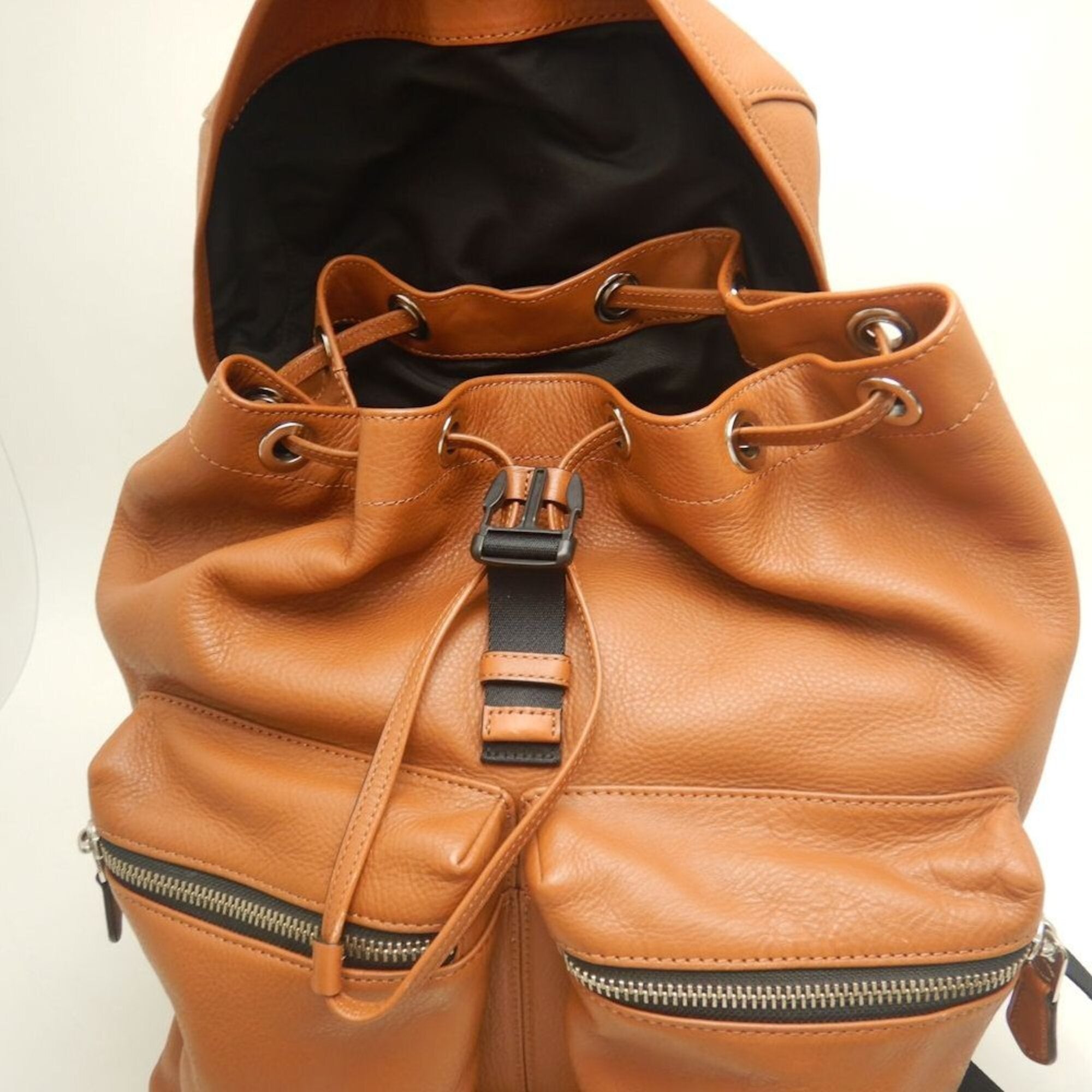 Coach Brown Leather Backpack (Pre-Owned)