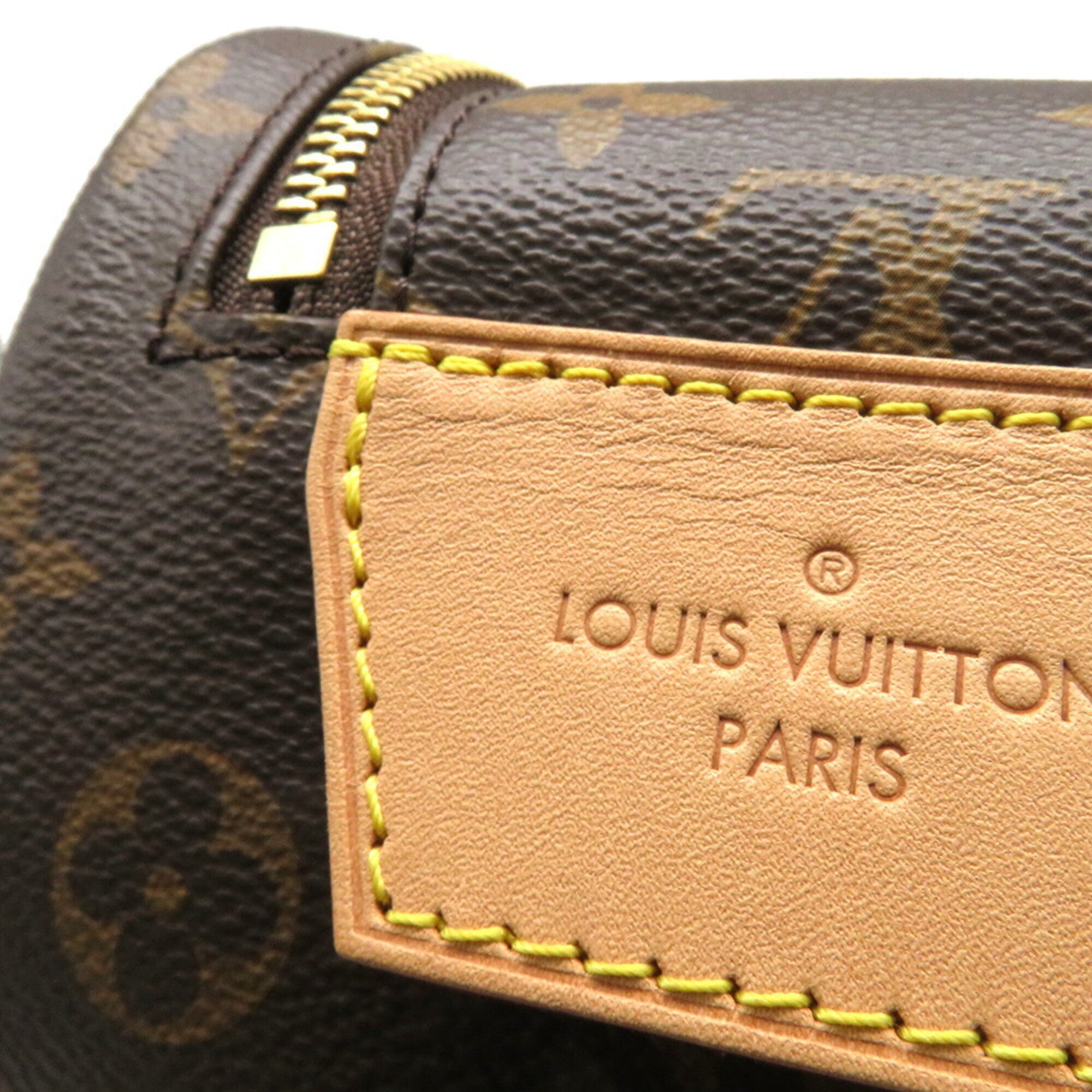 Louis Vuitton Brown Monogram Monogram Clutch Bag Handbag Pouch (Pre-Owned)
