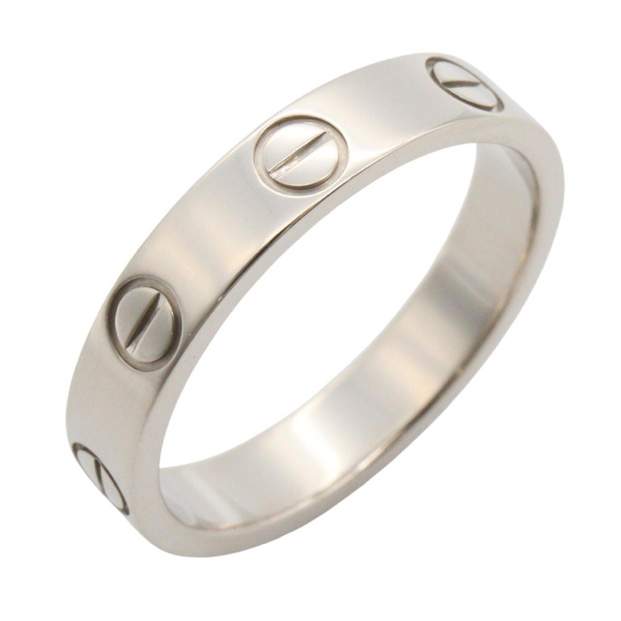 Cartier Silver White Gold (18K) Band Ring (Pre-Owned)