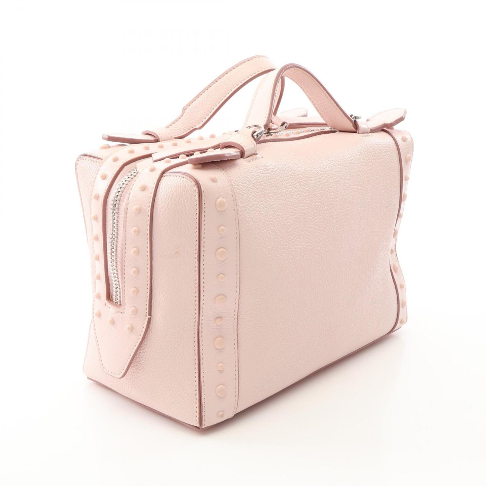 Tod's Pink Leather Handbag (Pre-Owned)