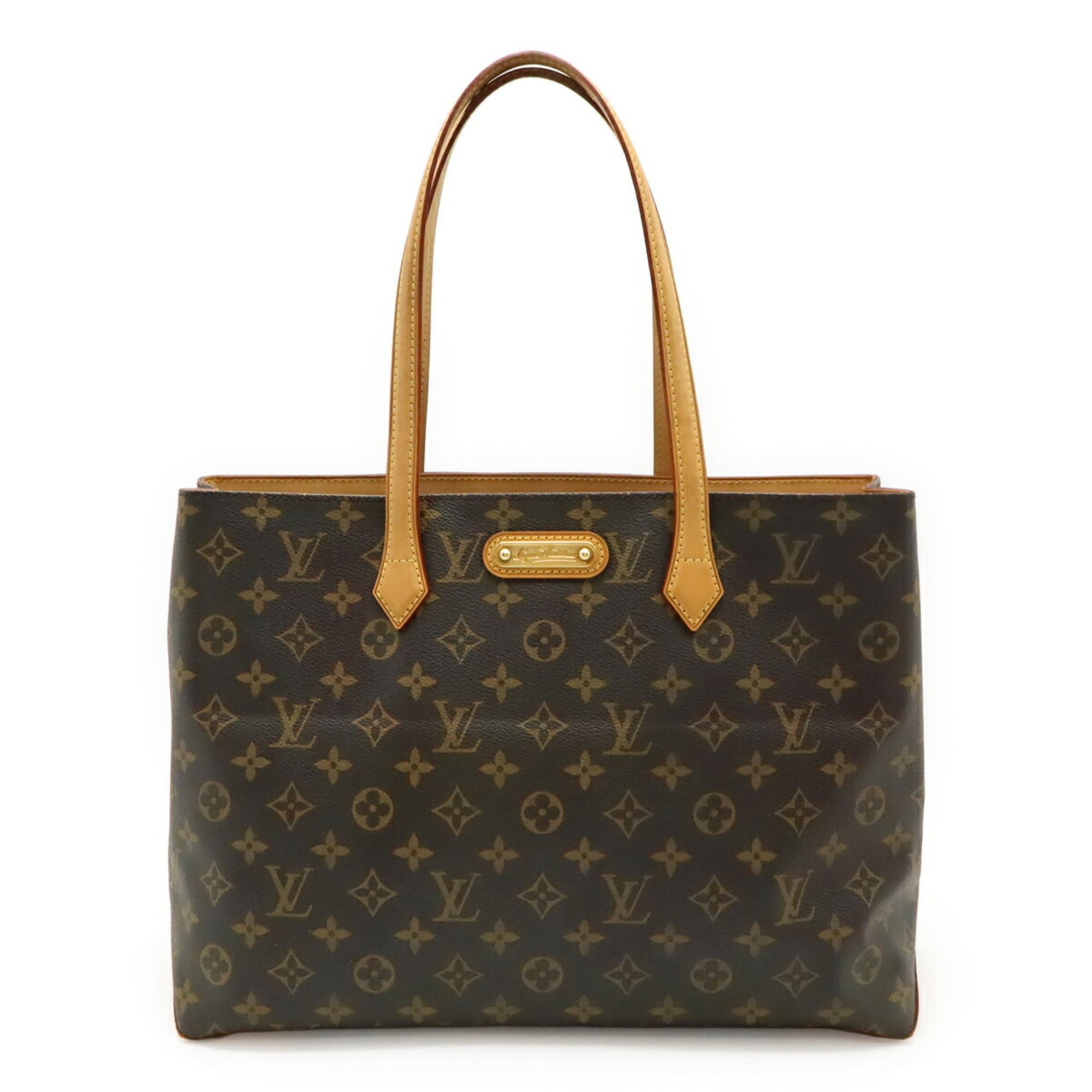 Louis Vuitton Brown Monogram Shoulder Bag Tote Bag (Pre-Owned)