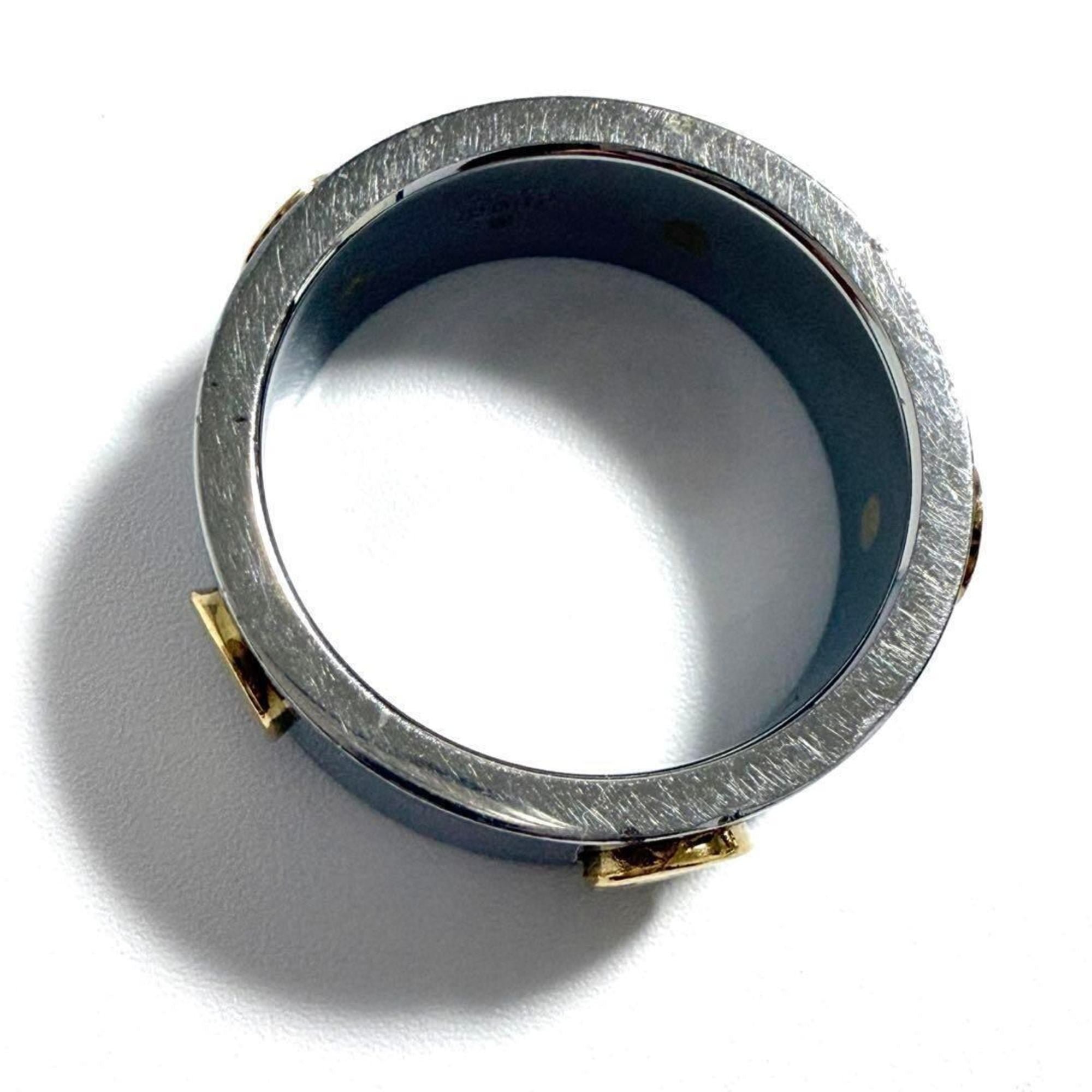 Gucci Gold Plating Stainless Steel Band Ring (Pre-Owned)