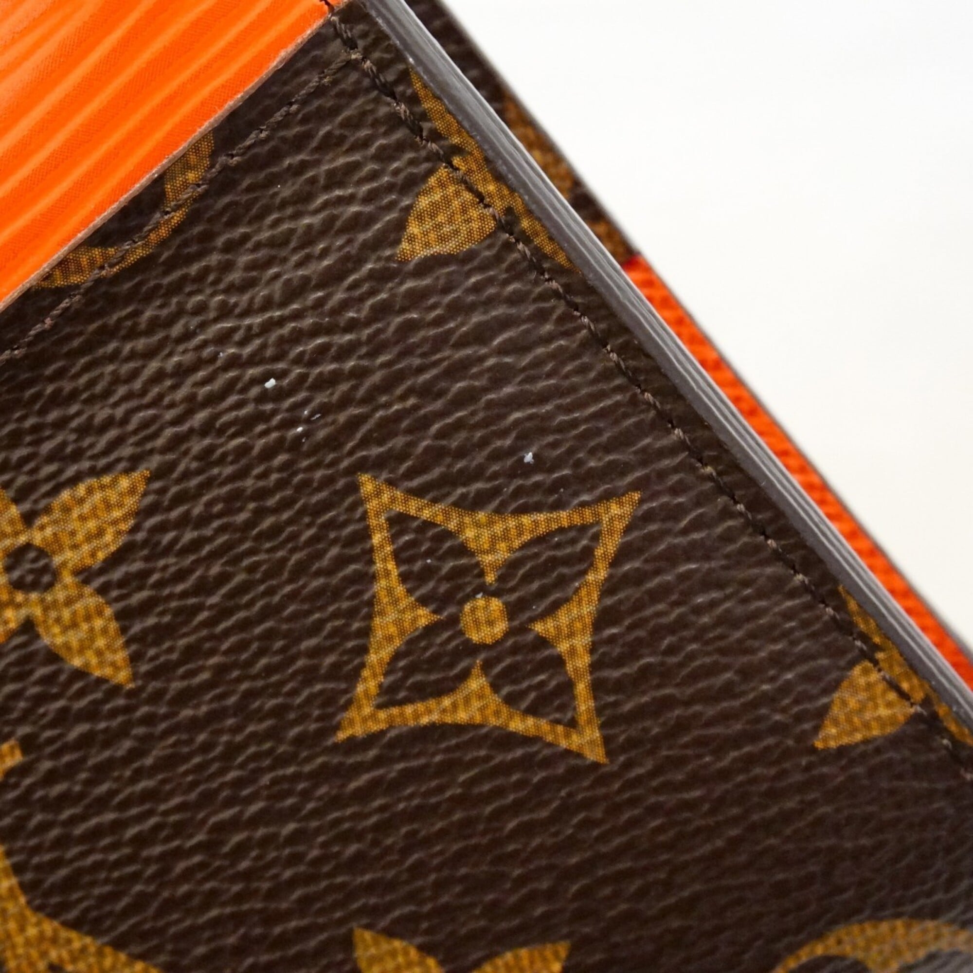 Louis Vuitton Brown Pimont Long Wallet (Tri-Fold) (Pre-Owned)