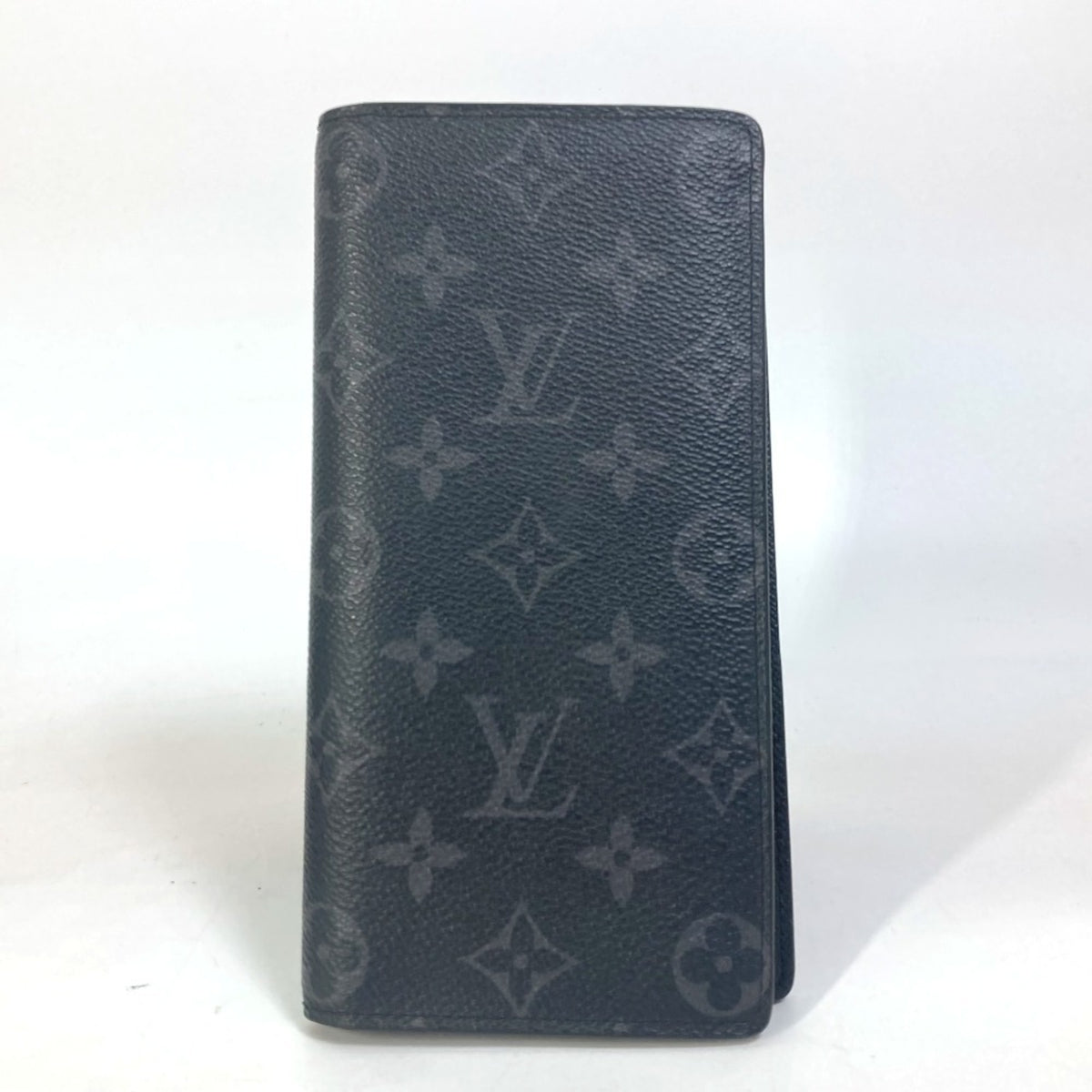 Louis Vuitton Monogram Eclipse Black Monogram Eclipse Long Wallet (Bi-Fold) (Pre-Owned)