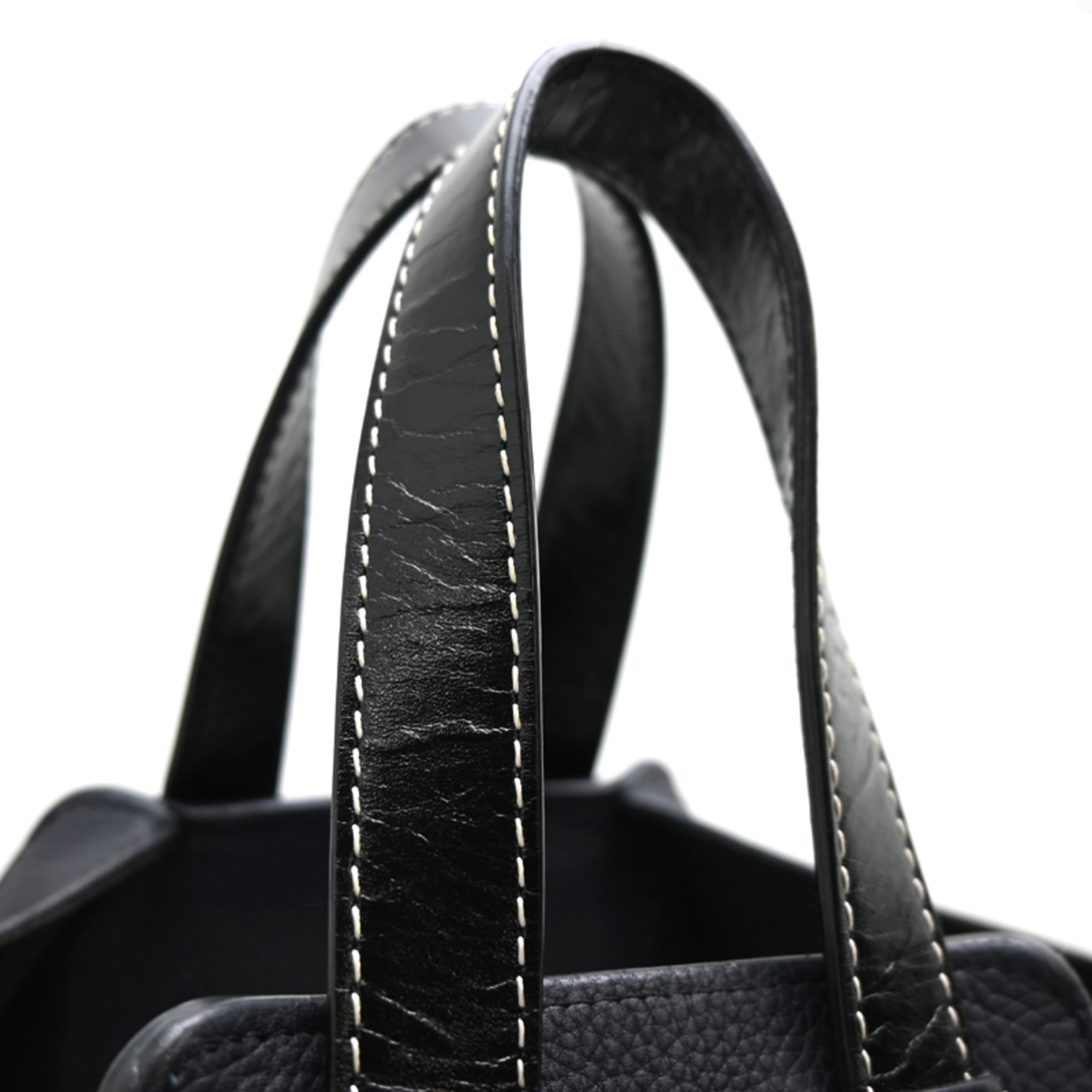 Loewe Black Leather Tote Bag (Pre-Owned)