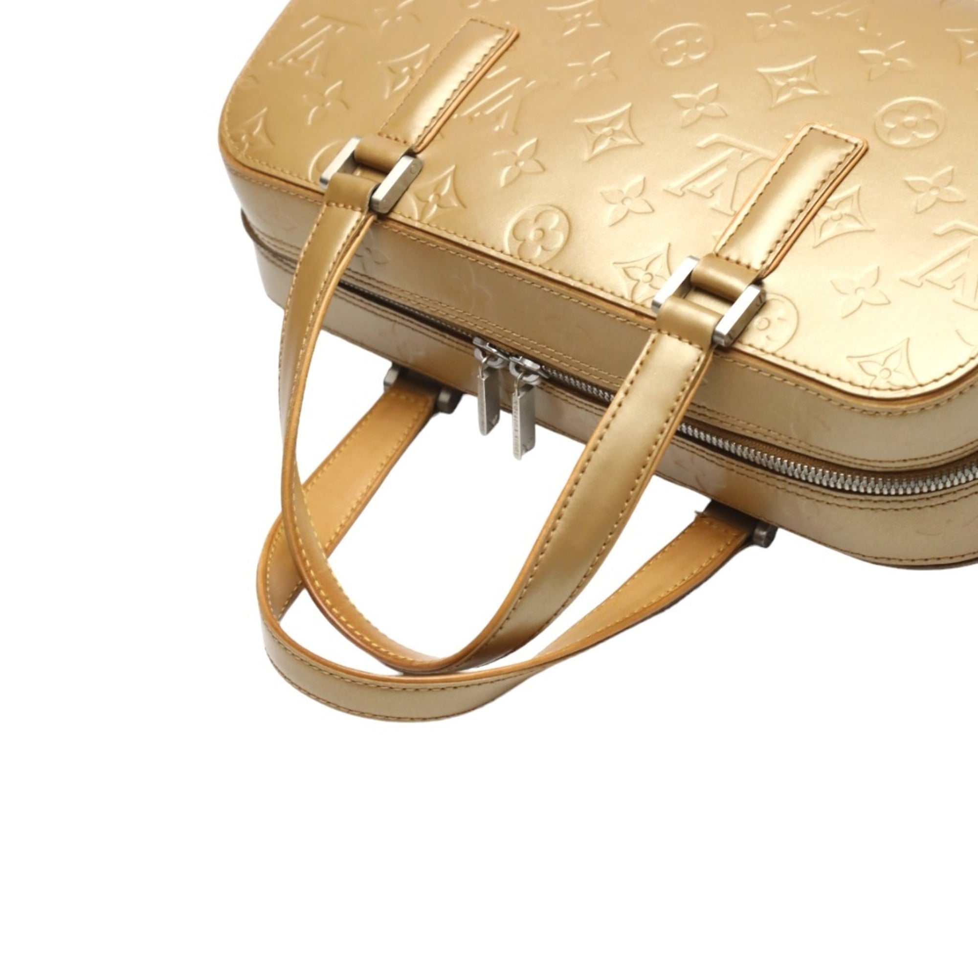 Louis Vuitton Gold Monogram Mat Handbag (Pre-Owned)