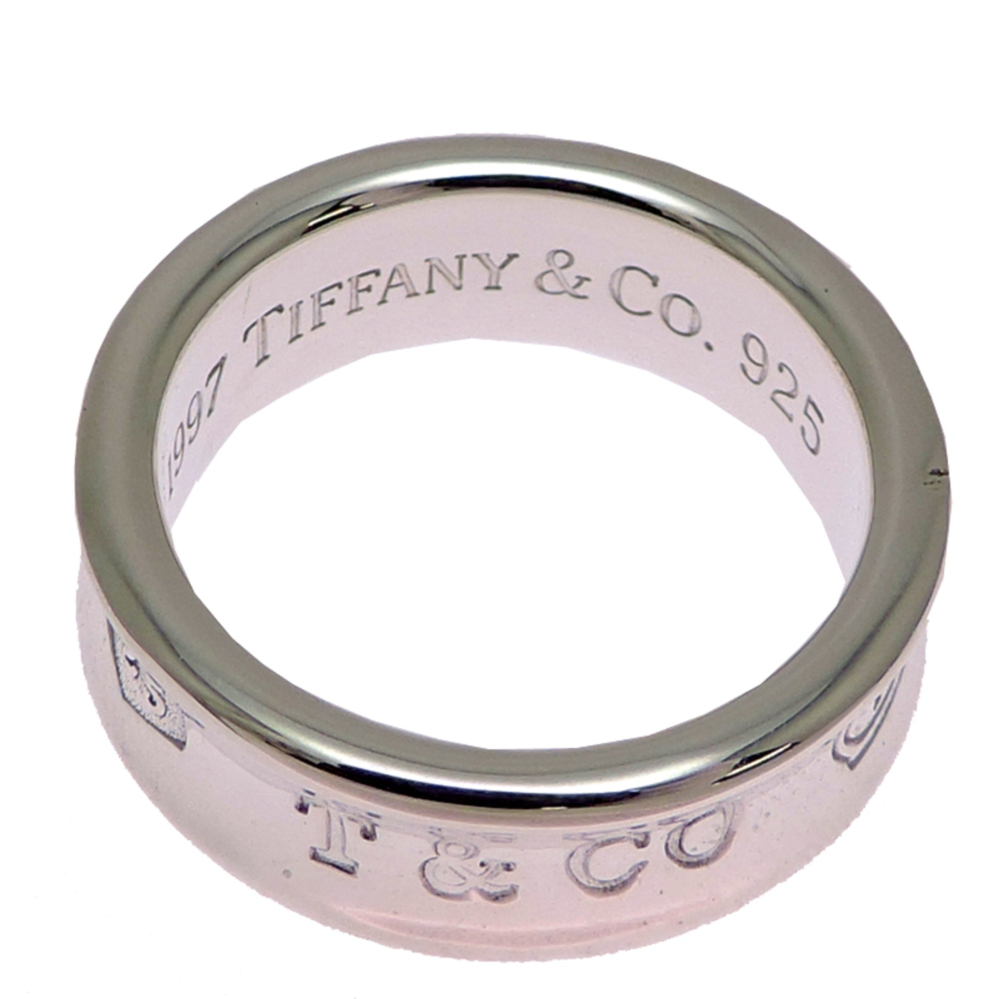 Tiffany Silver 925 Band Ring (Pre-Owned)