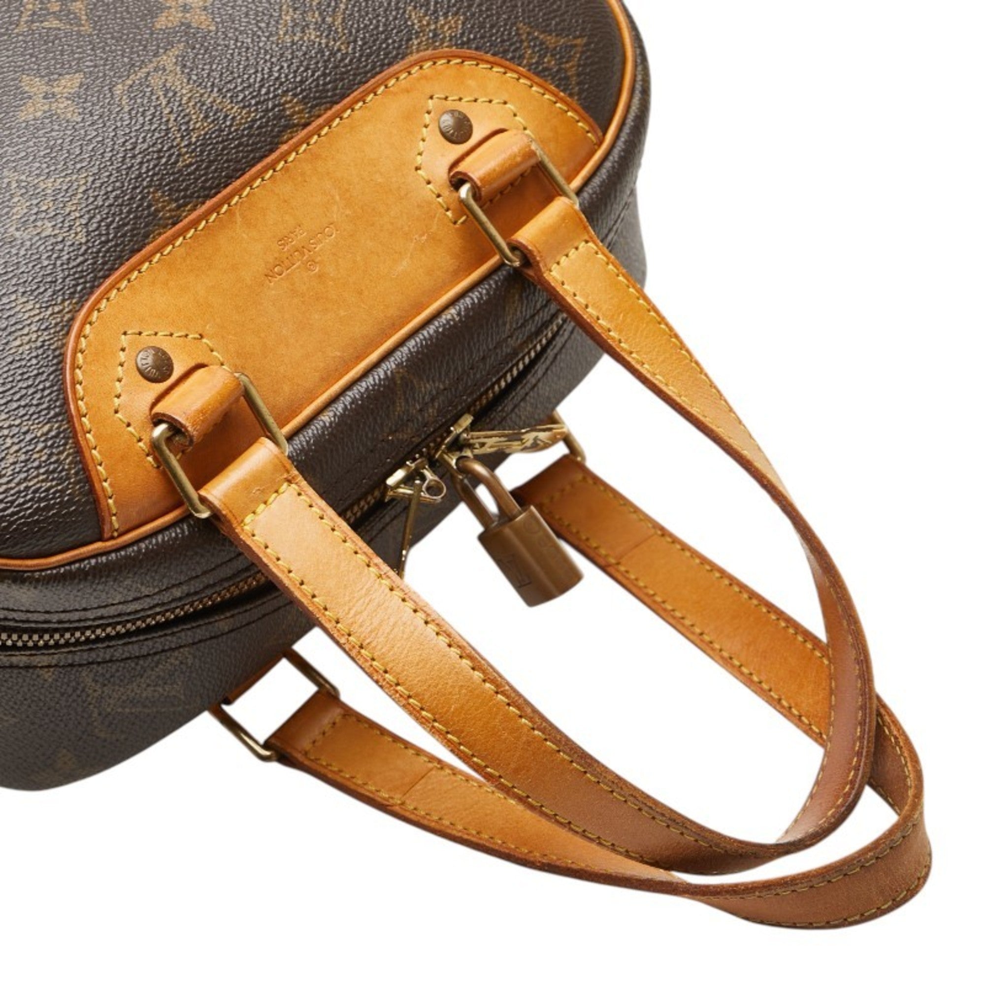 Louis Vuitton Monogram Brown Pvc Leather Handbag (Pre-Owned)