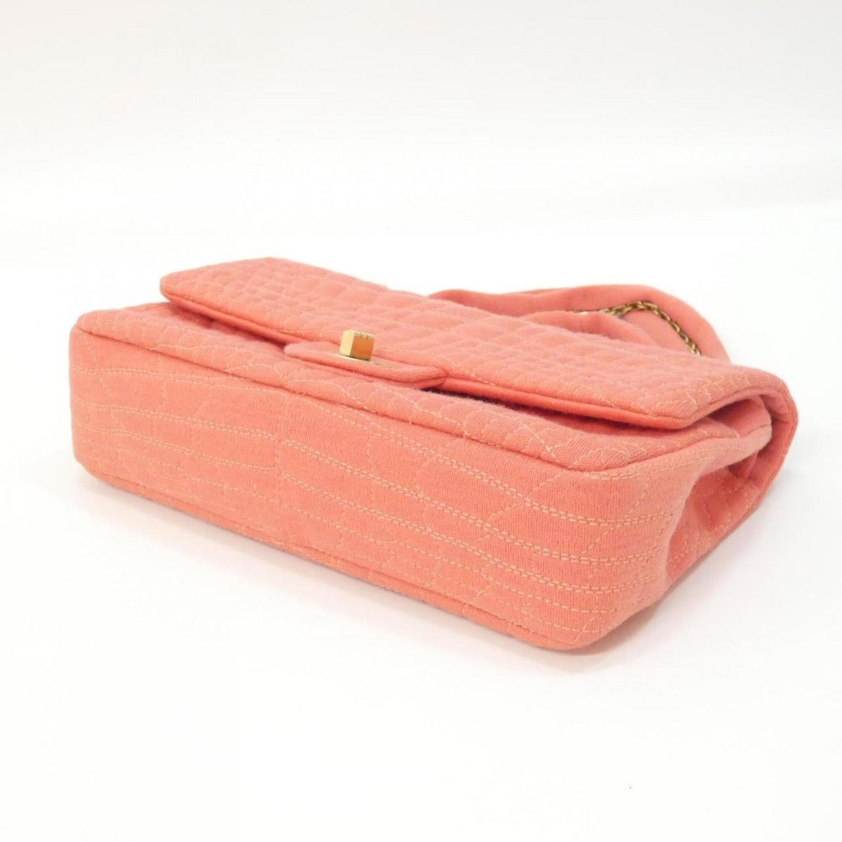 Chanel Pink Canvas Shoulder Bag (Pre-Owned)