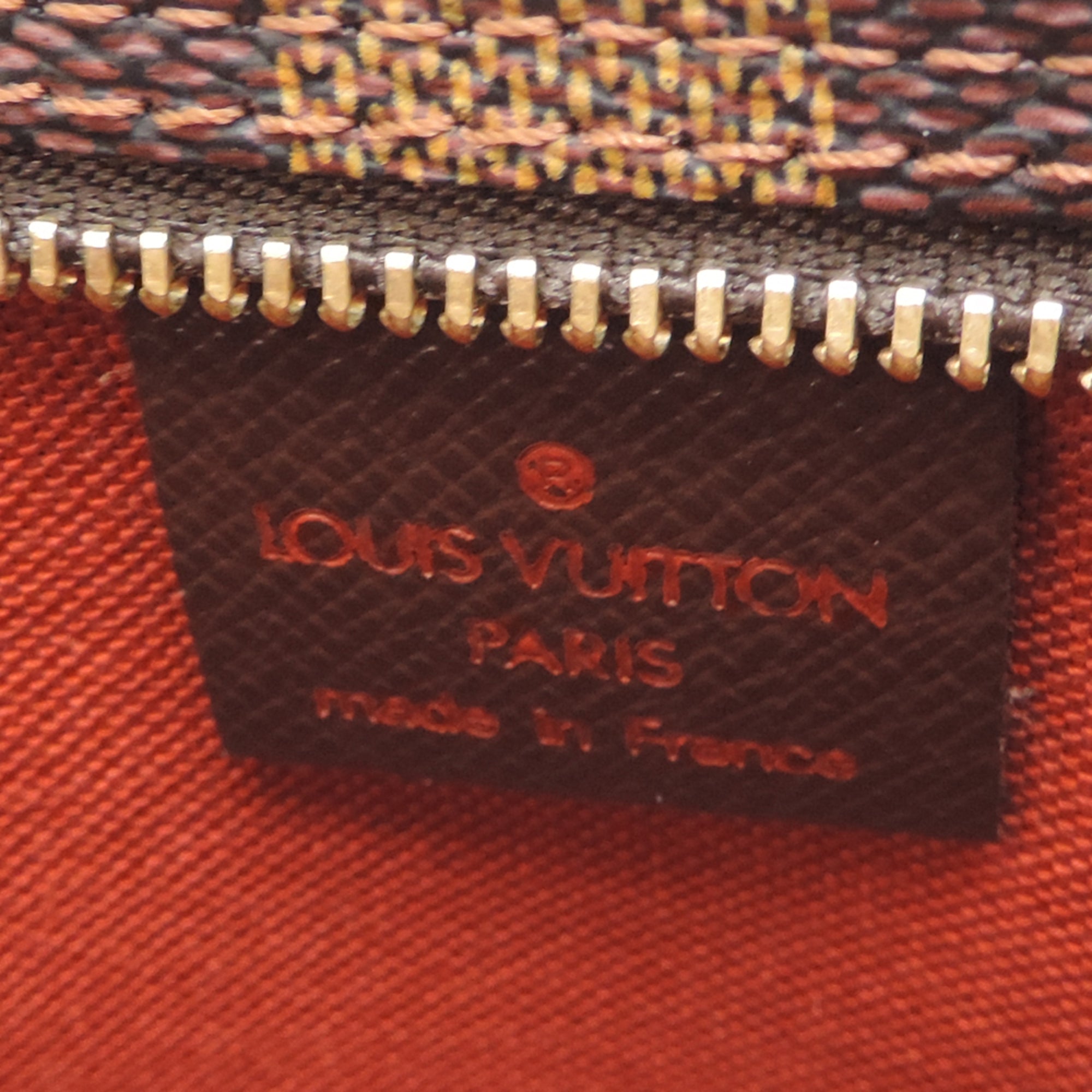 Louis Vuitton Brown Damier Canvas Pouch (Pre-Owned)