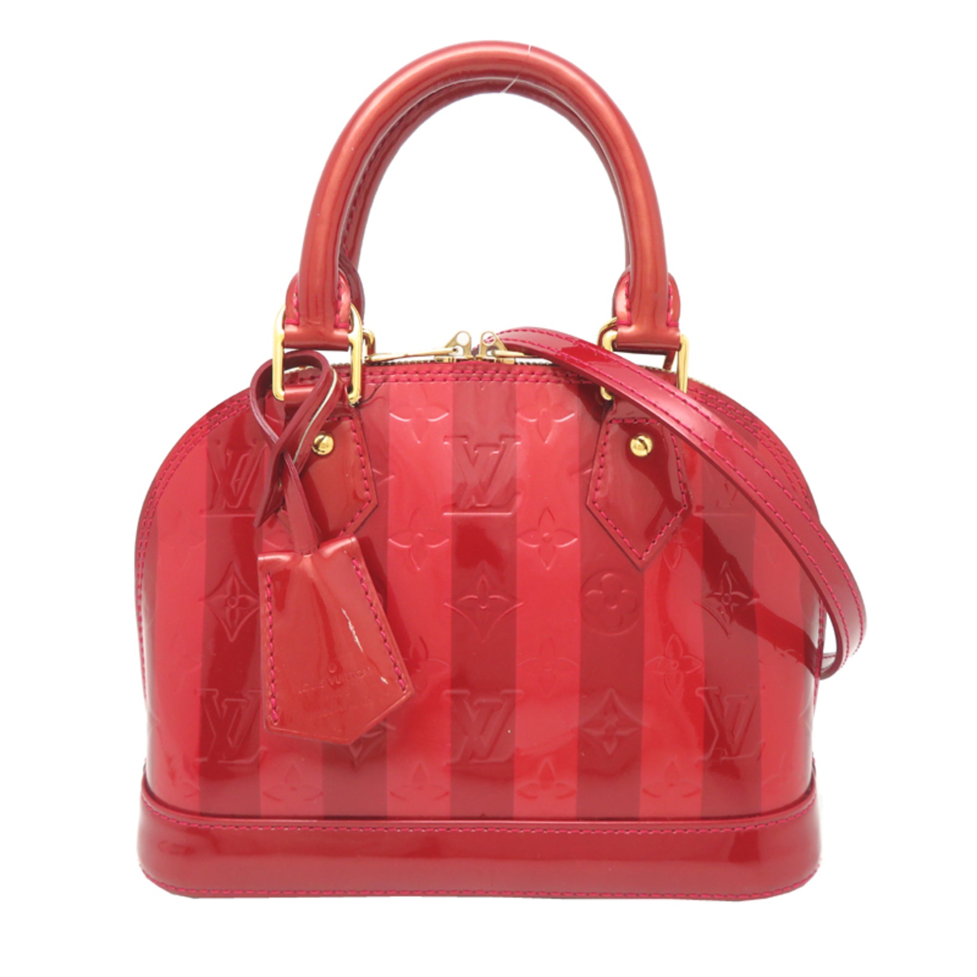Louis Vuitton Pomme D'amour Vernis Handbag (Pre-Owned)