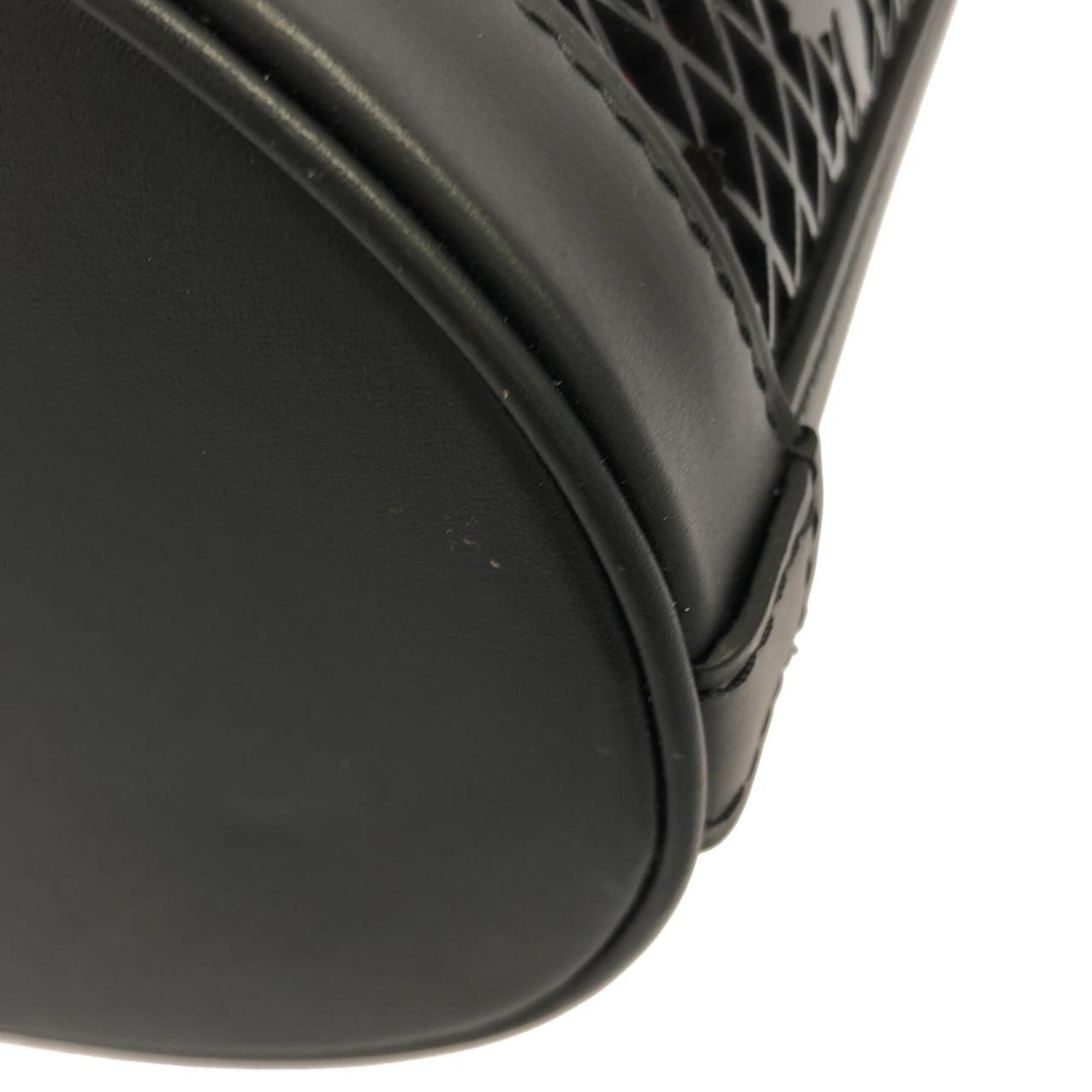 Louis Vuitton Monogram Black Leather Shoulder Bag (Pre-Owned)