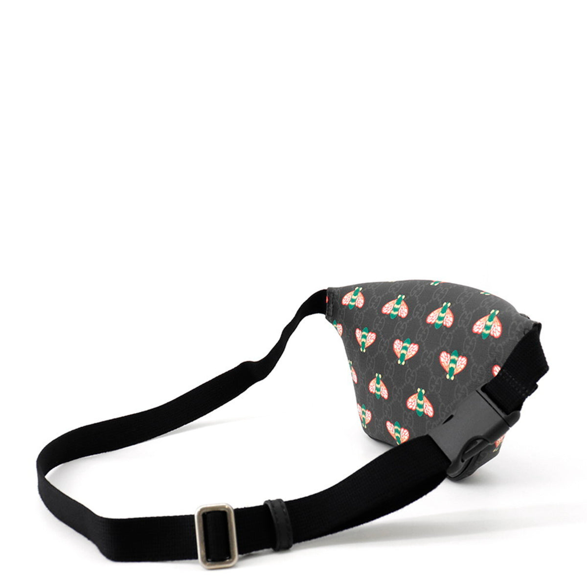 Gucci Black Gg Supreme Leather Sling Bag (Pre-Owned)