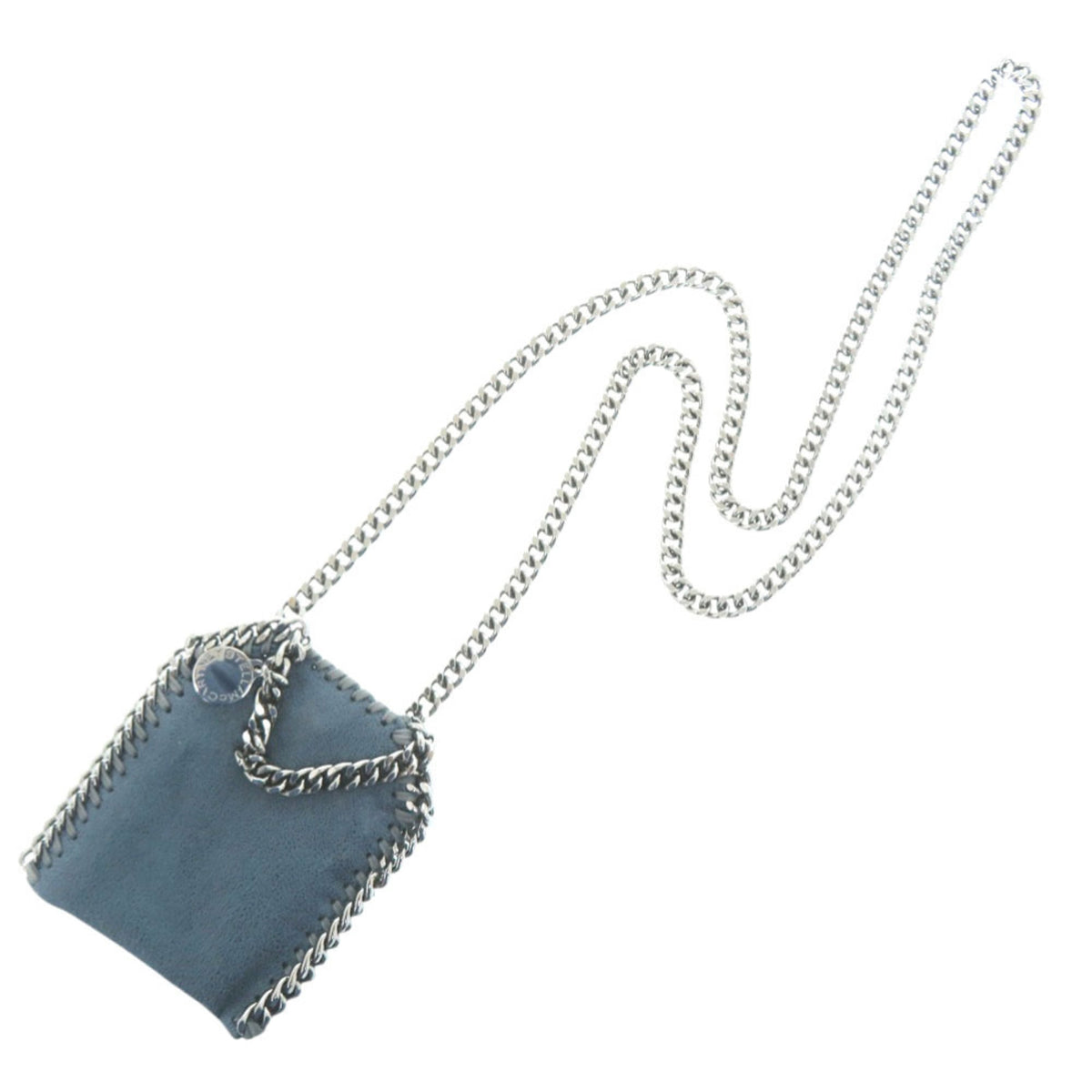 Stella Mccartney Blue Leather Shoulder Bag (Pre-Owned)