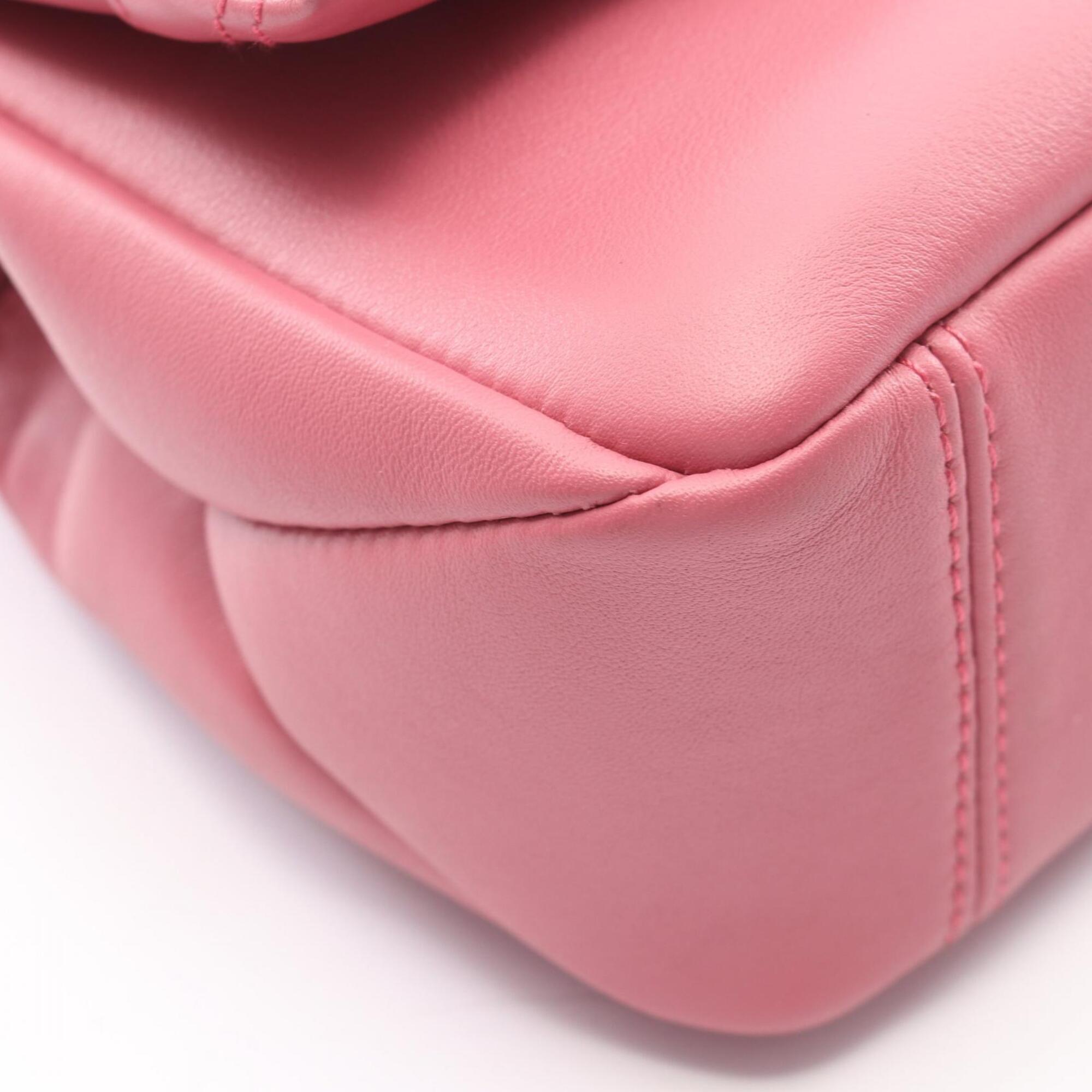 Bvlgari Pink Leather Handbag (Pre-Owned)