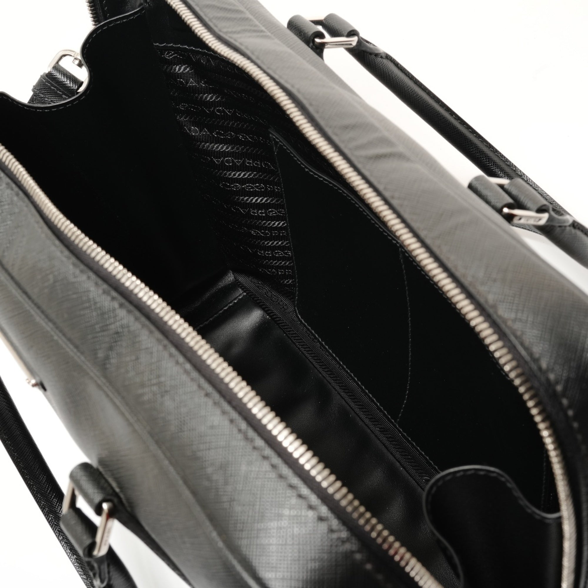 Prada Black Briefcase Handbag (Pre-Owned)