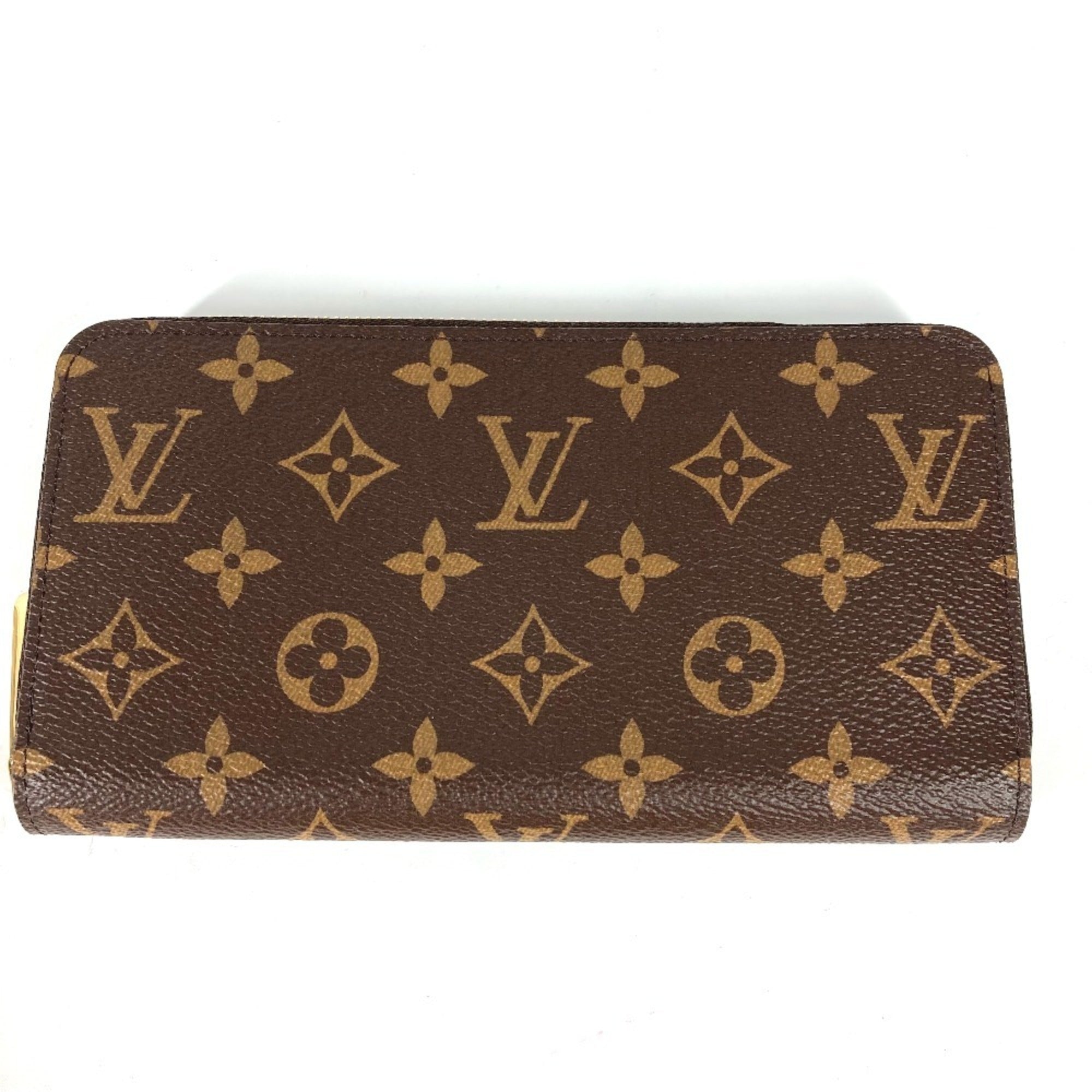 Louis Vuitton Monogram Brown Fuchsia Monogram Monogram Long Bill Wallet (Bi-Fold) (Pre-Owned)
