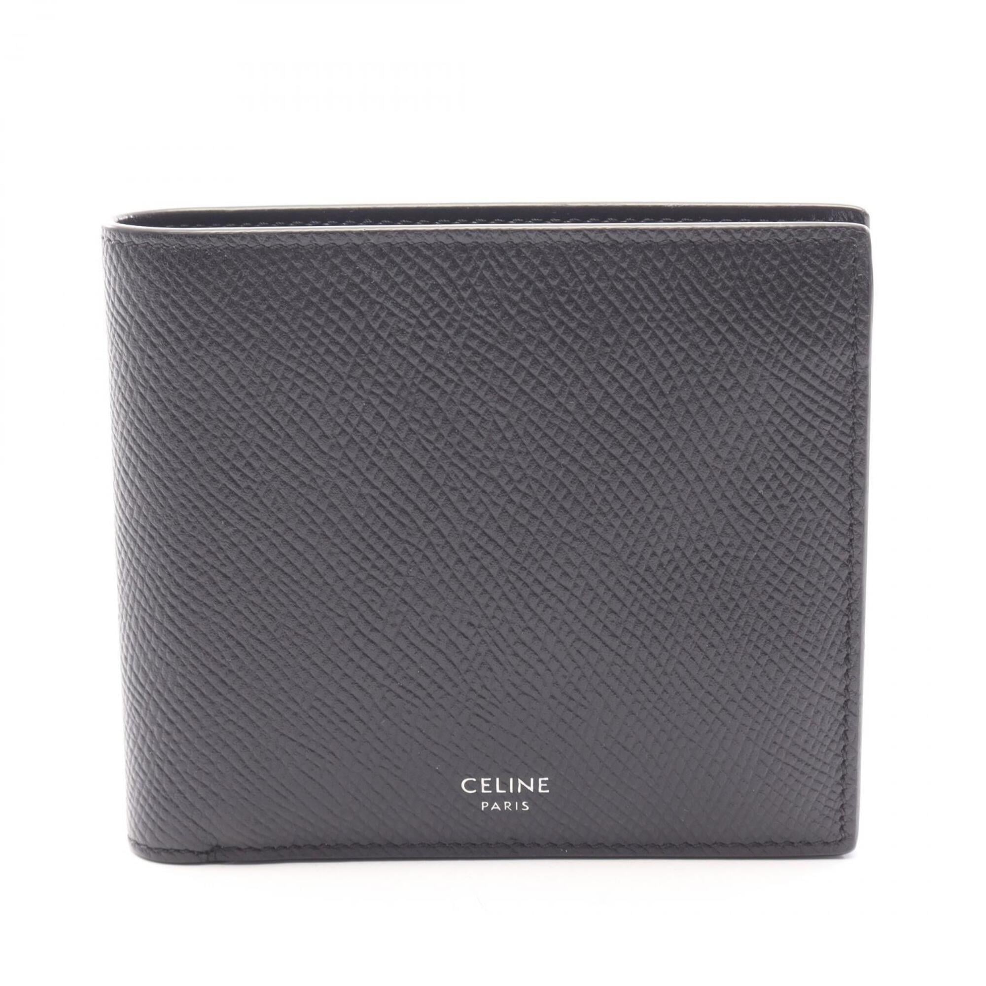 Celine Black Leather Wallet (Bi-Fold) (Pre-Owned)