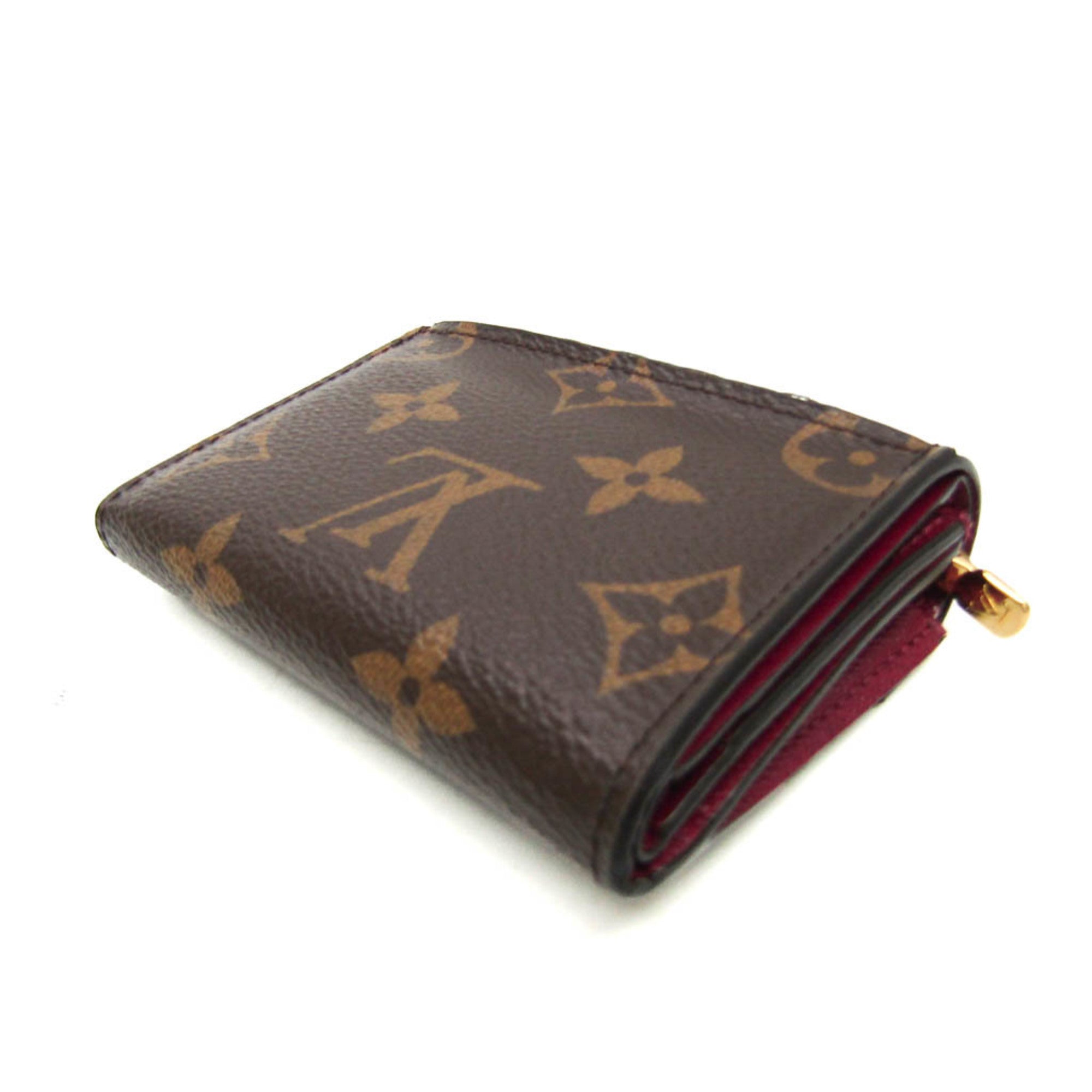 Louis Vuitton Monogram Fuchsia Monogram Monogram Wallet (Tri-Fold) (Pre-Owned)