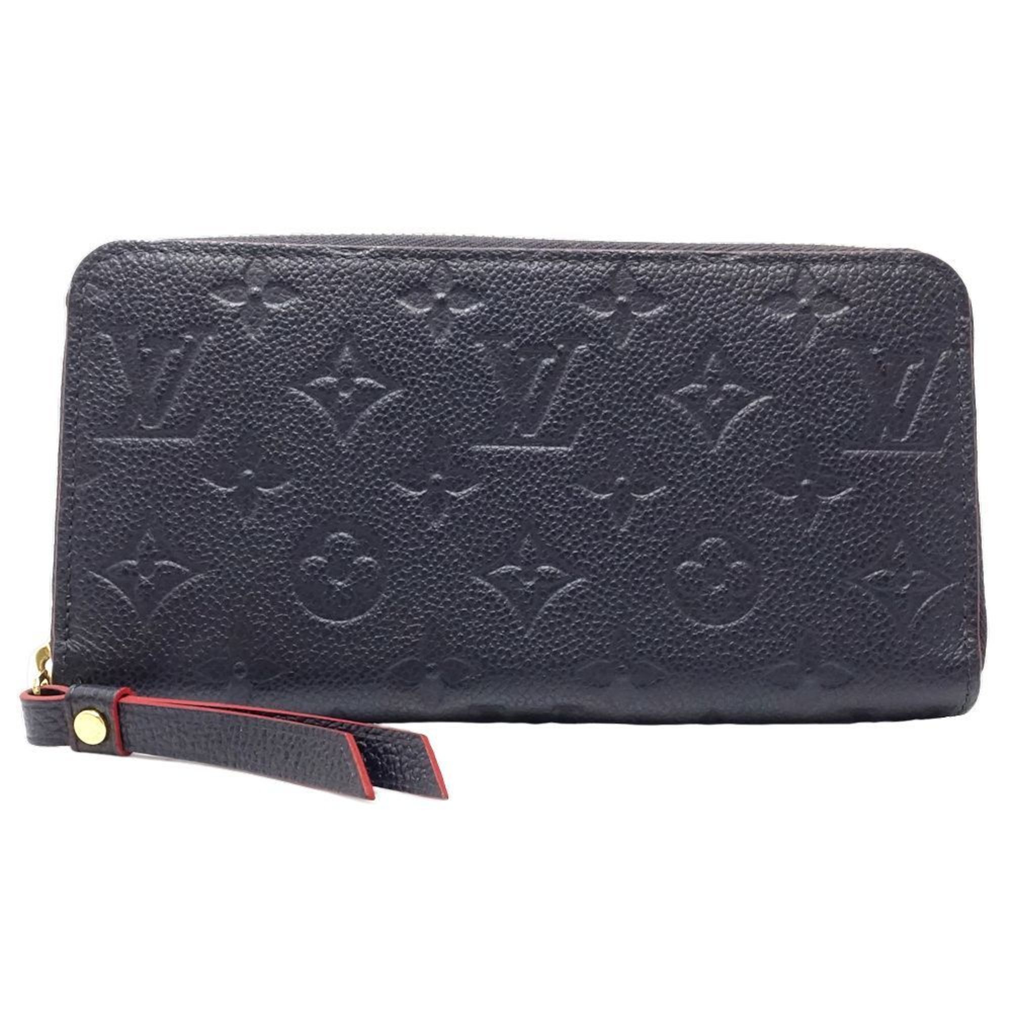Louis Vuitton Marine Rouge Monogram Empreinte Long Wallet (Bi-Fold) (Pre-Owned)