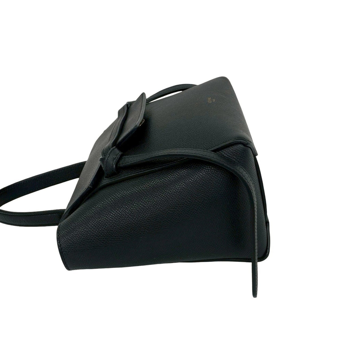 Celine Black Leather Handbag Shoulder Bag (Pre-Owned)
