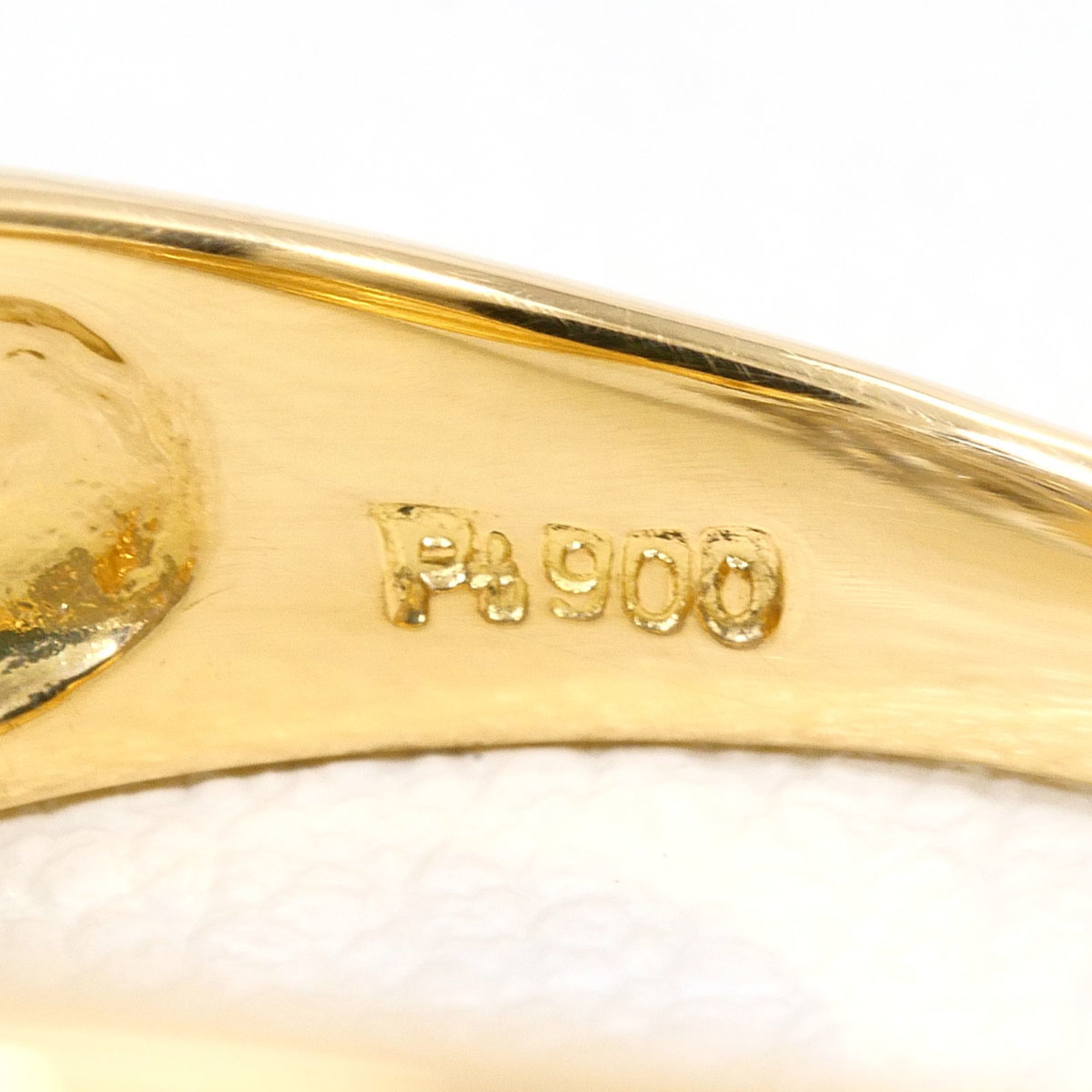 Unbranded Platinum Yellow Gold Yellow Gold (18K) Platinum 900 Band Ring (Pre-Owned)