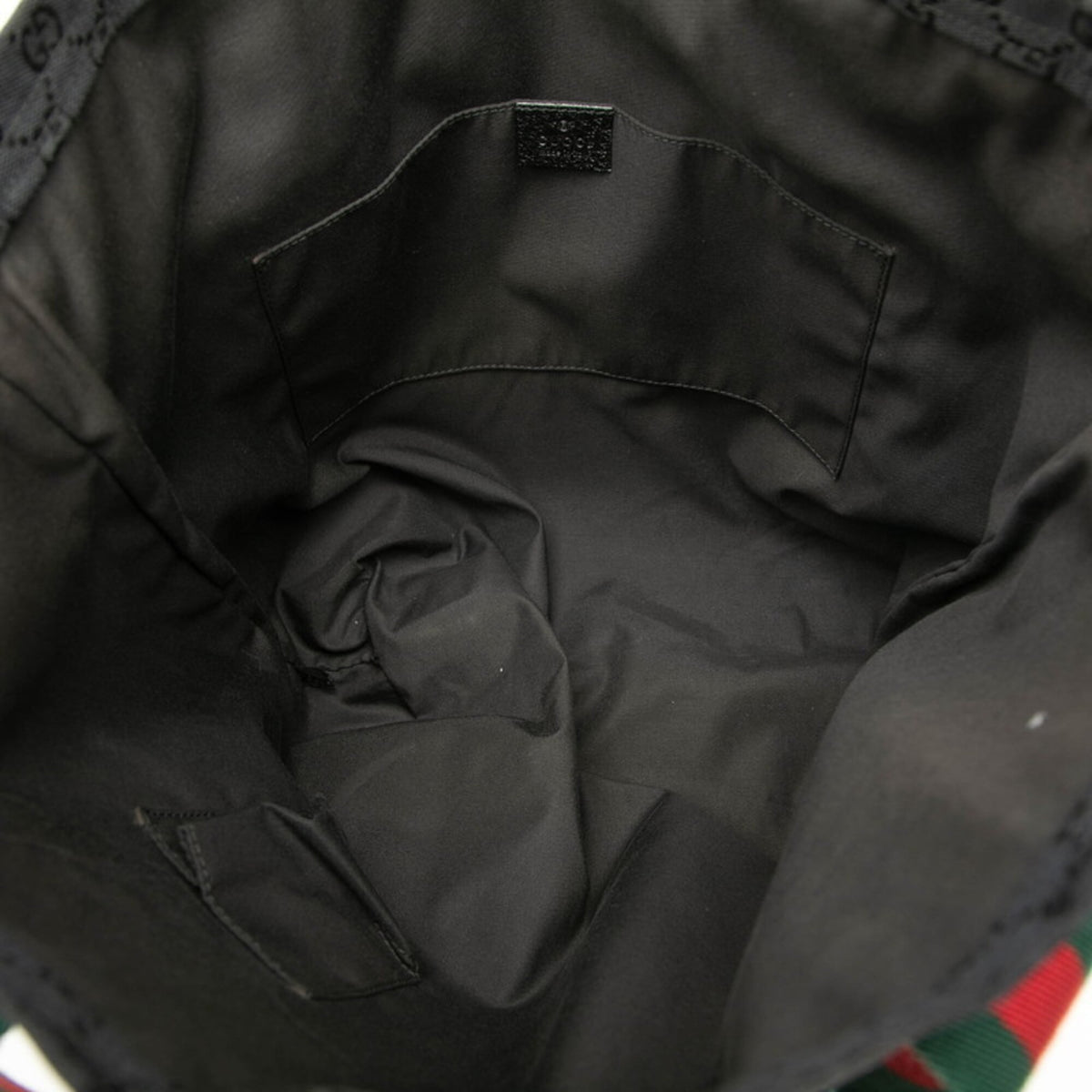 Gucci Gg Canvas Black Gg Canvas Tote Bag (Pre-Owned)