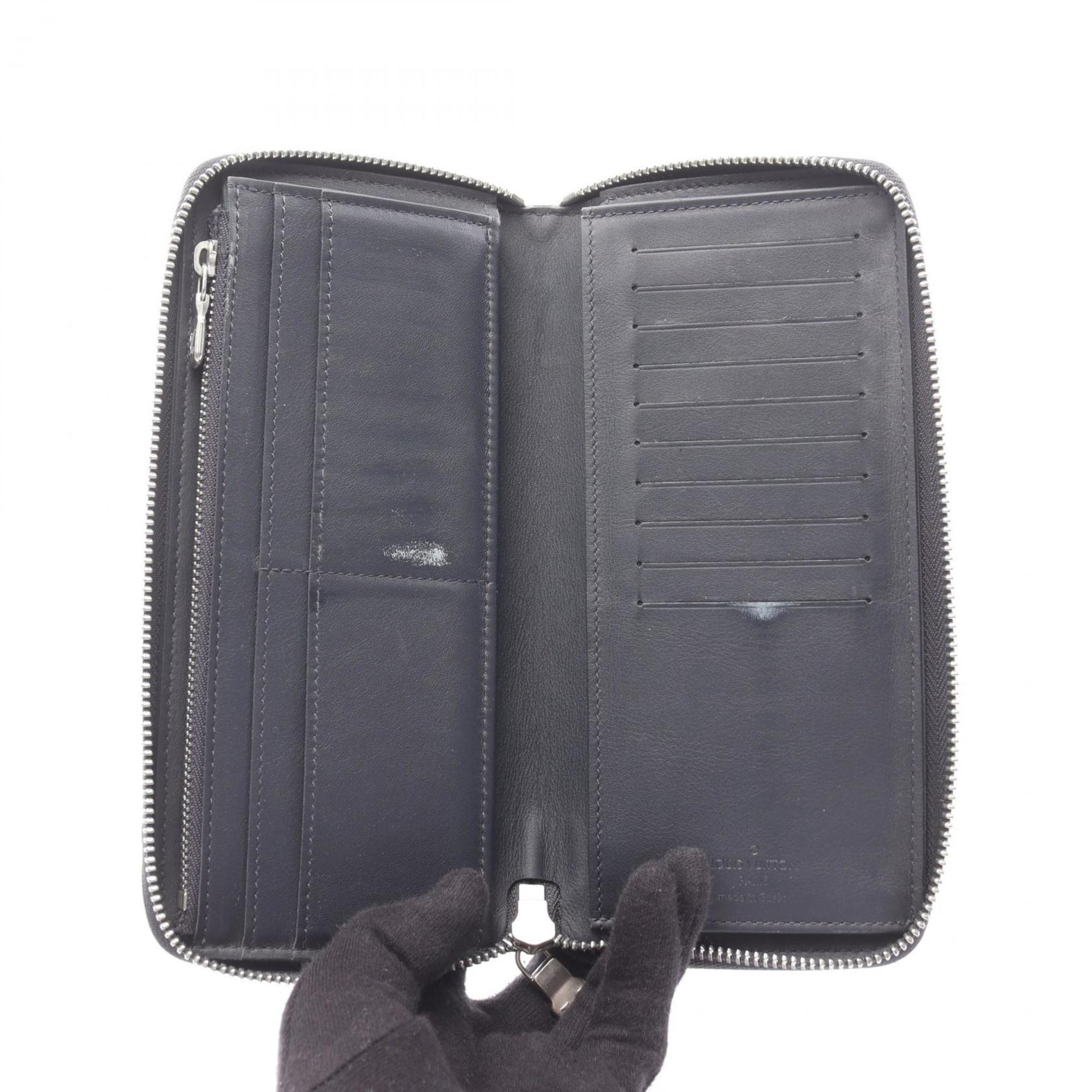 Louis Vuitton Cosmos Infini Navy Damier Infini Long Wallet (Bi-Fold) (Pre-Owned)