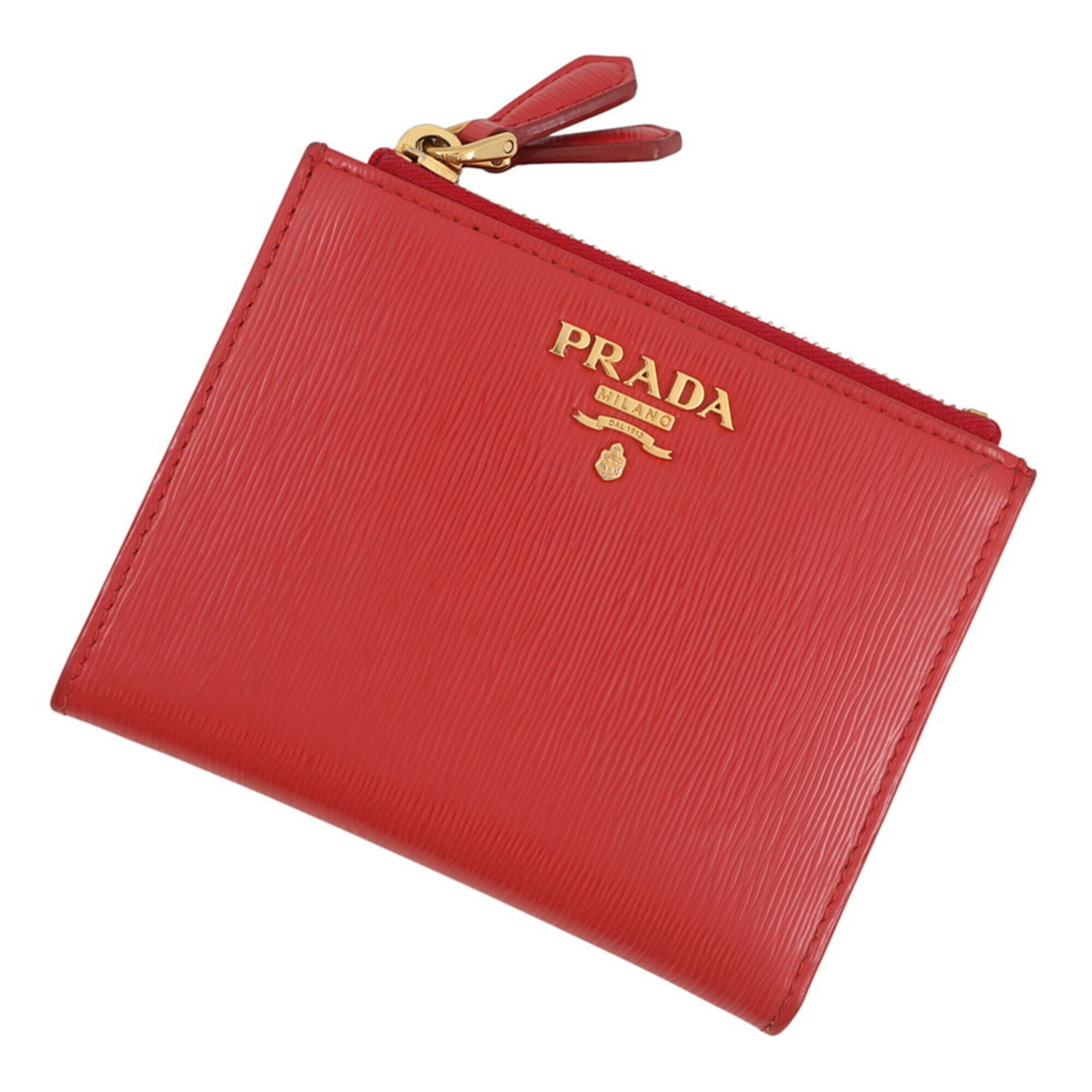 Prada Leather Wallet (Bi-Fold) (Pre-Owned)
